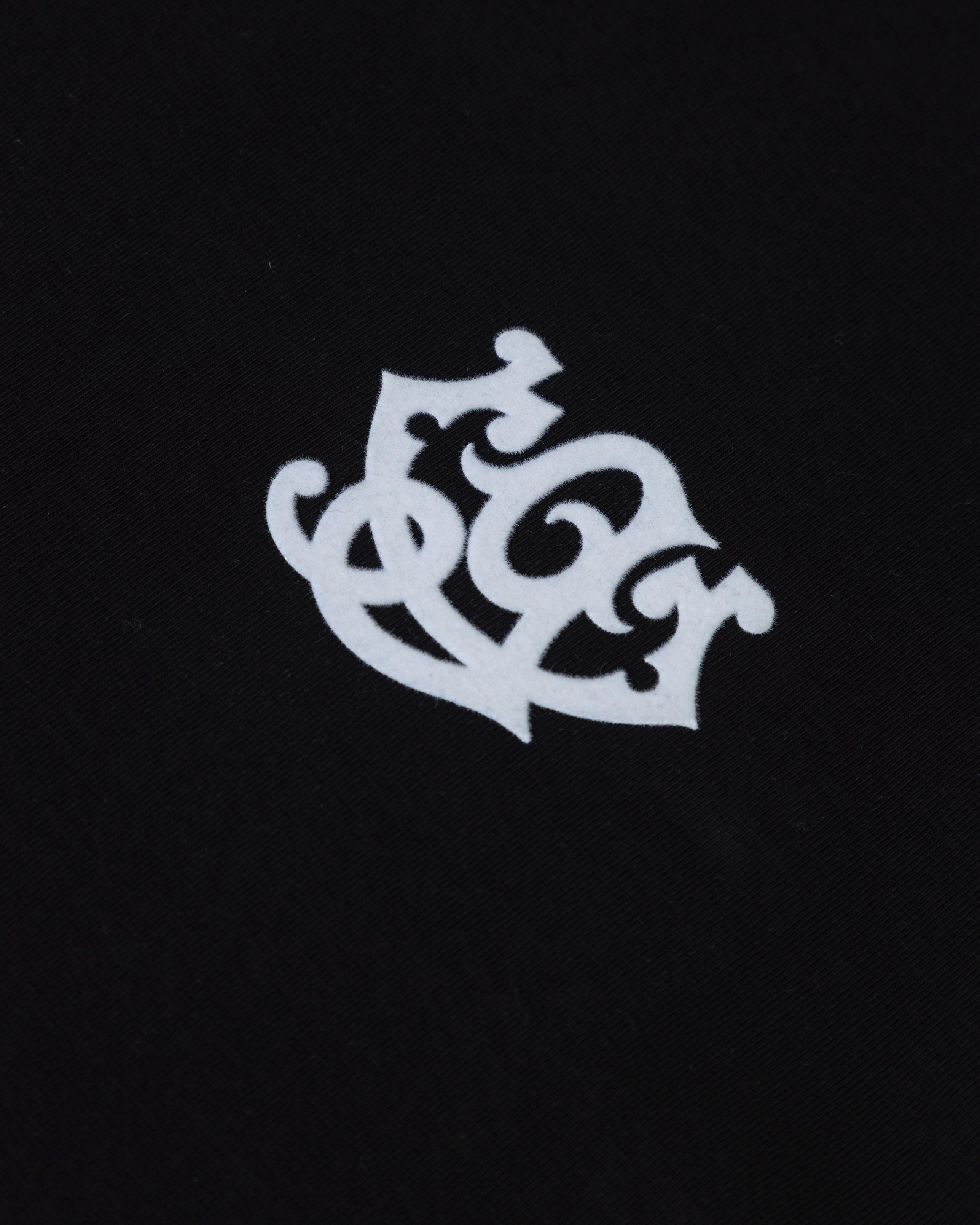 The Path Monogram Boxy Fit Tshirt Black