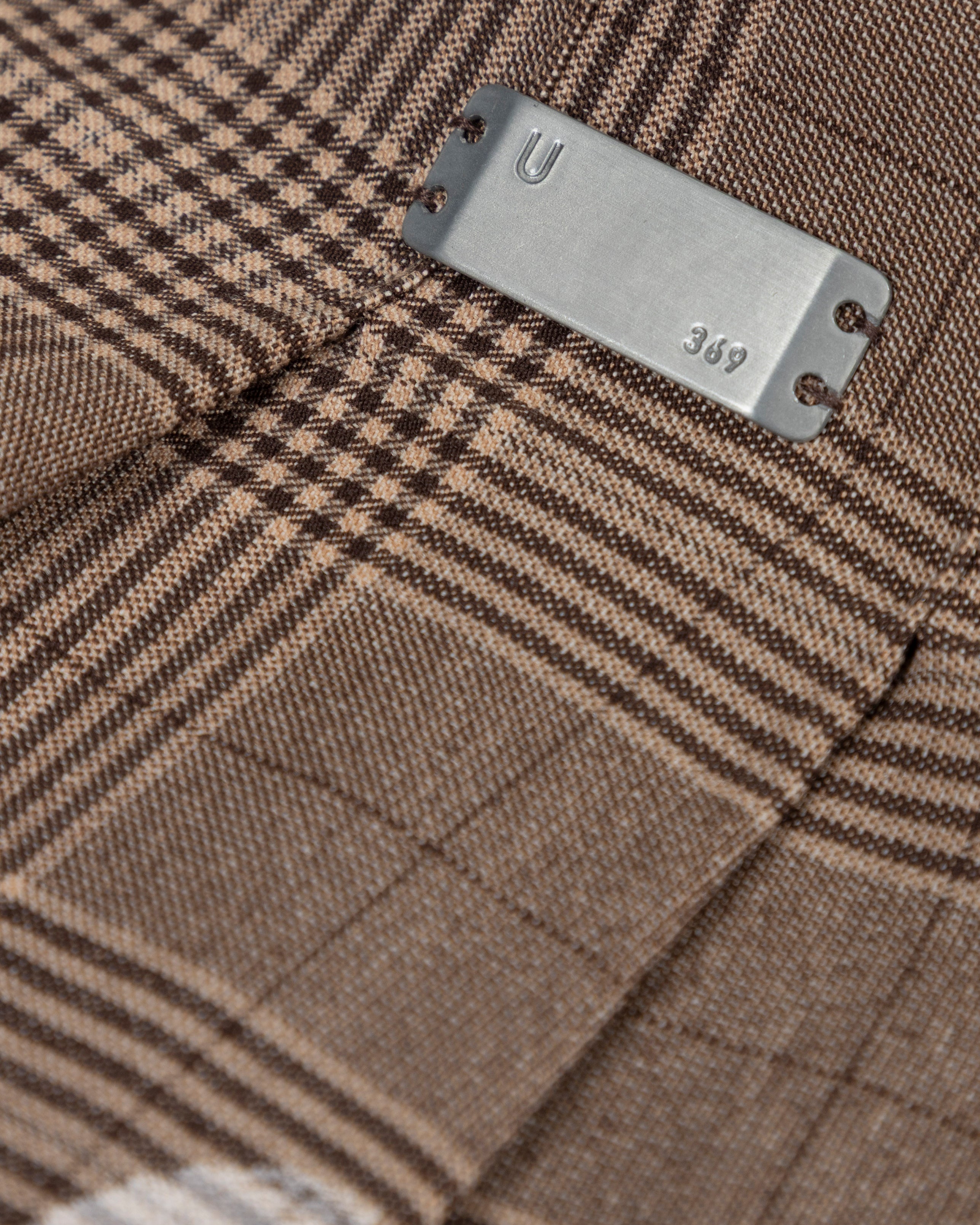 W 94' UNDRGLD Plaid Mini Skirt Brown