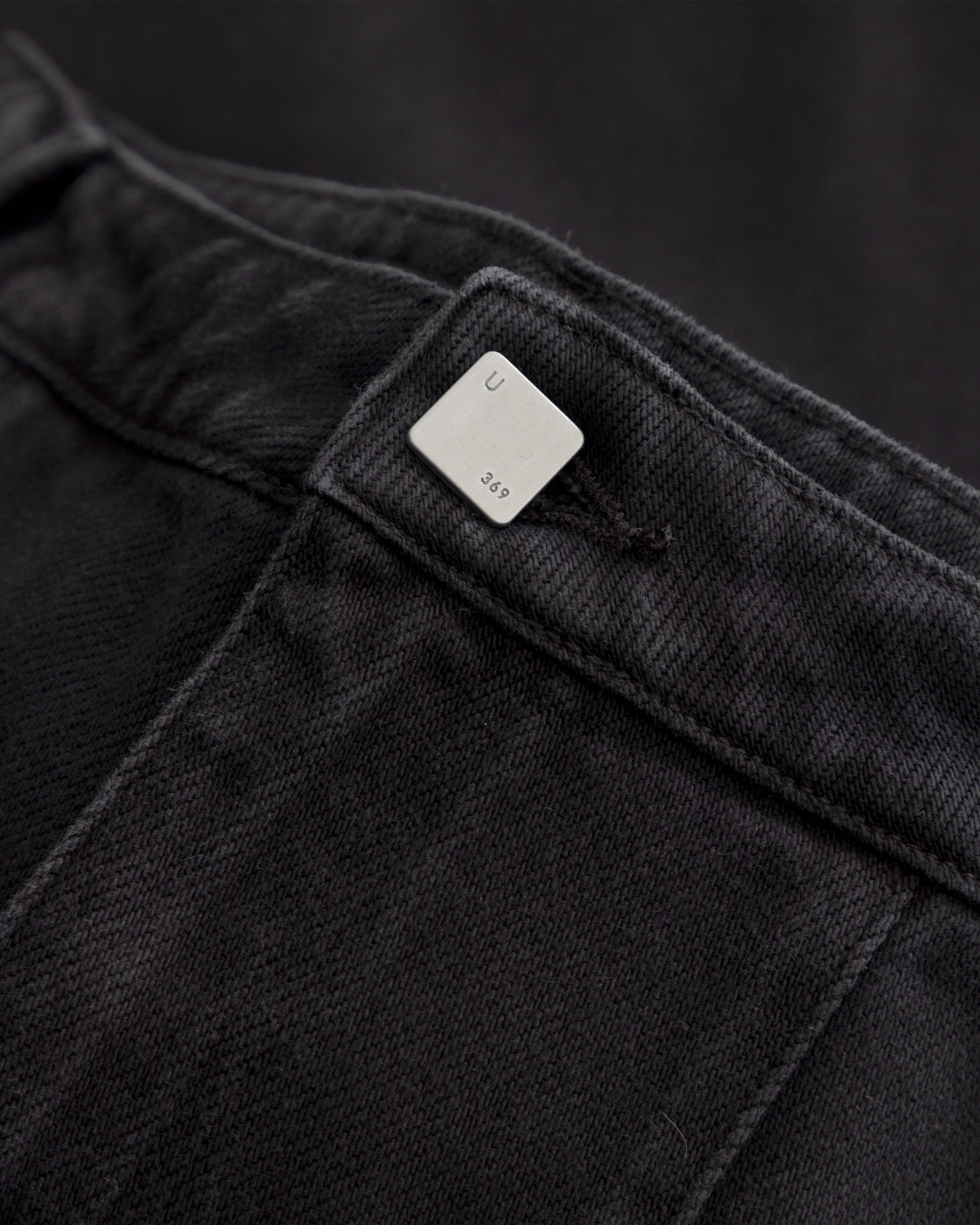 W Pilgrimage Undergold Department Barrel Jean Washed Black