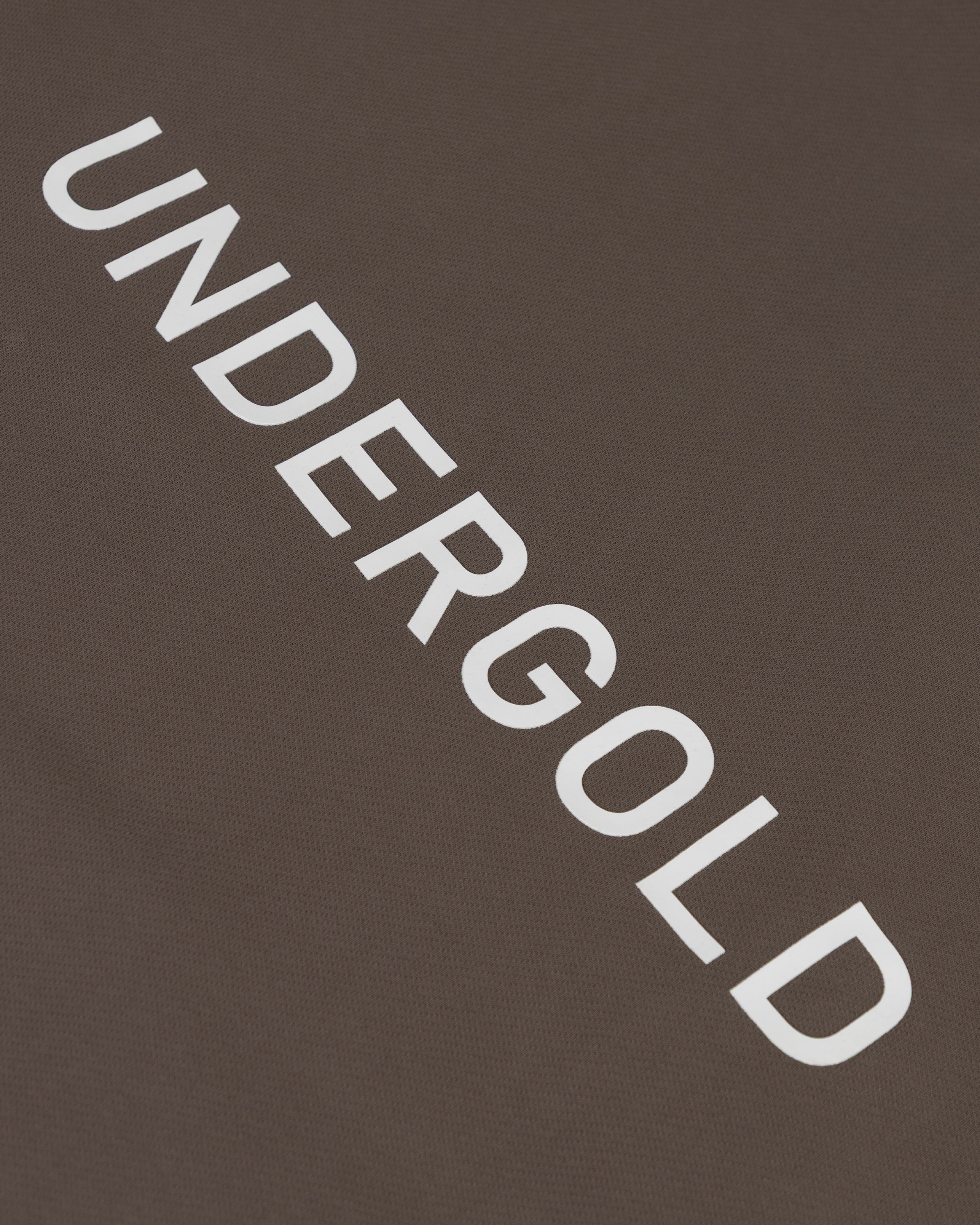 Line Basic Hoodie Brown