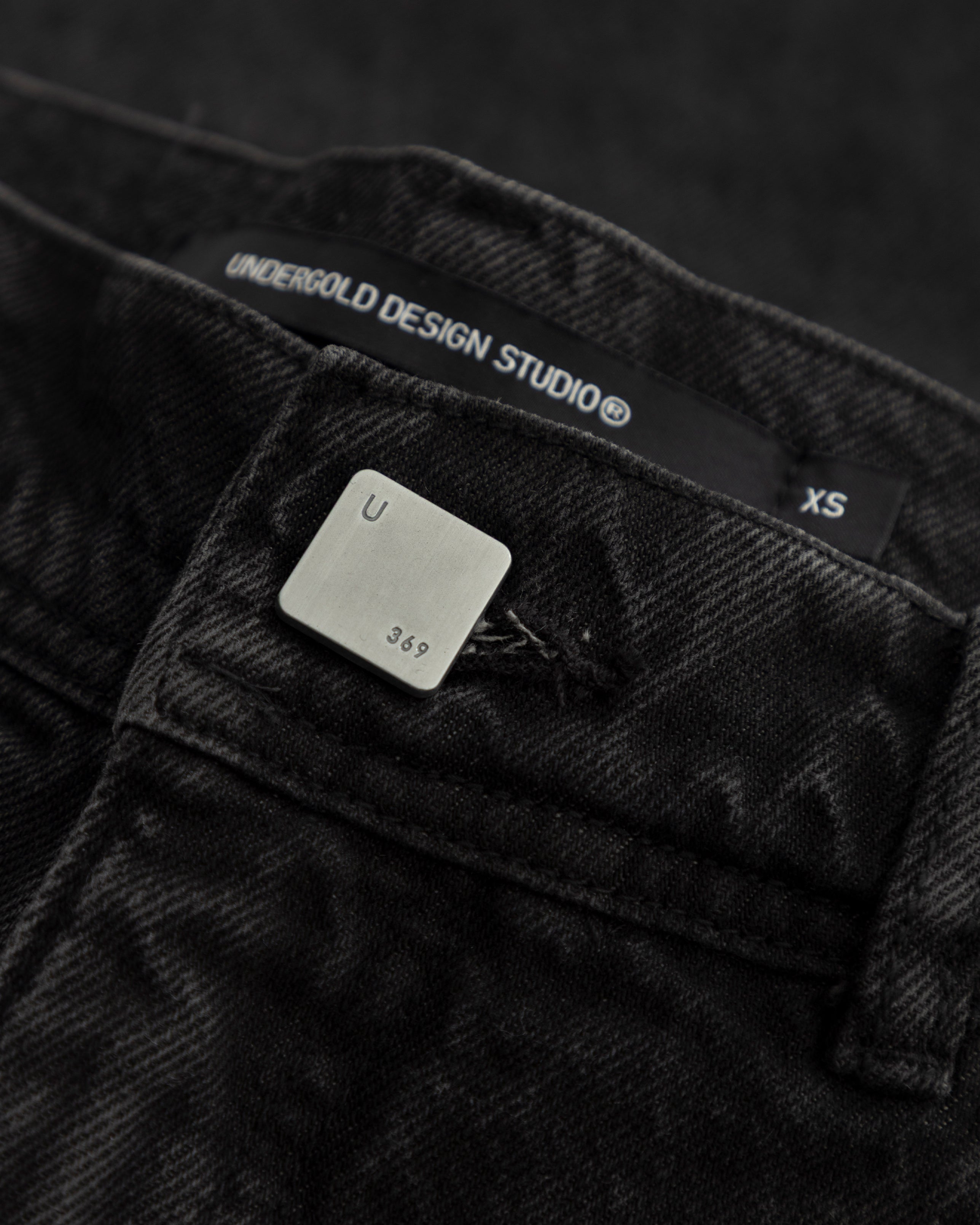 Line Basic Slim Fit Ripped Jeans Washed Black