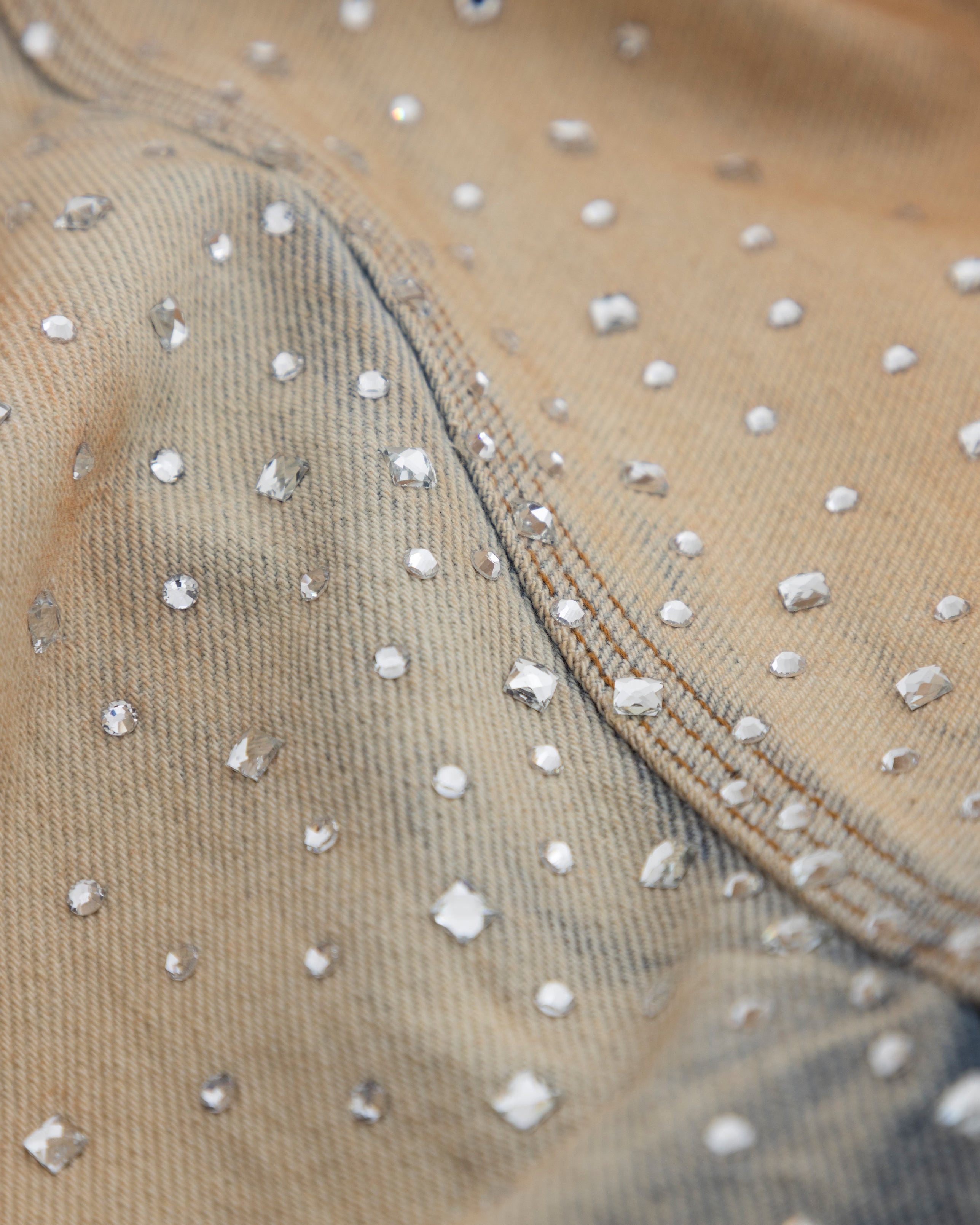 Golden Heritage Pearled Barrel Jeans Oasis Blue