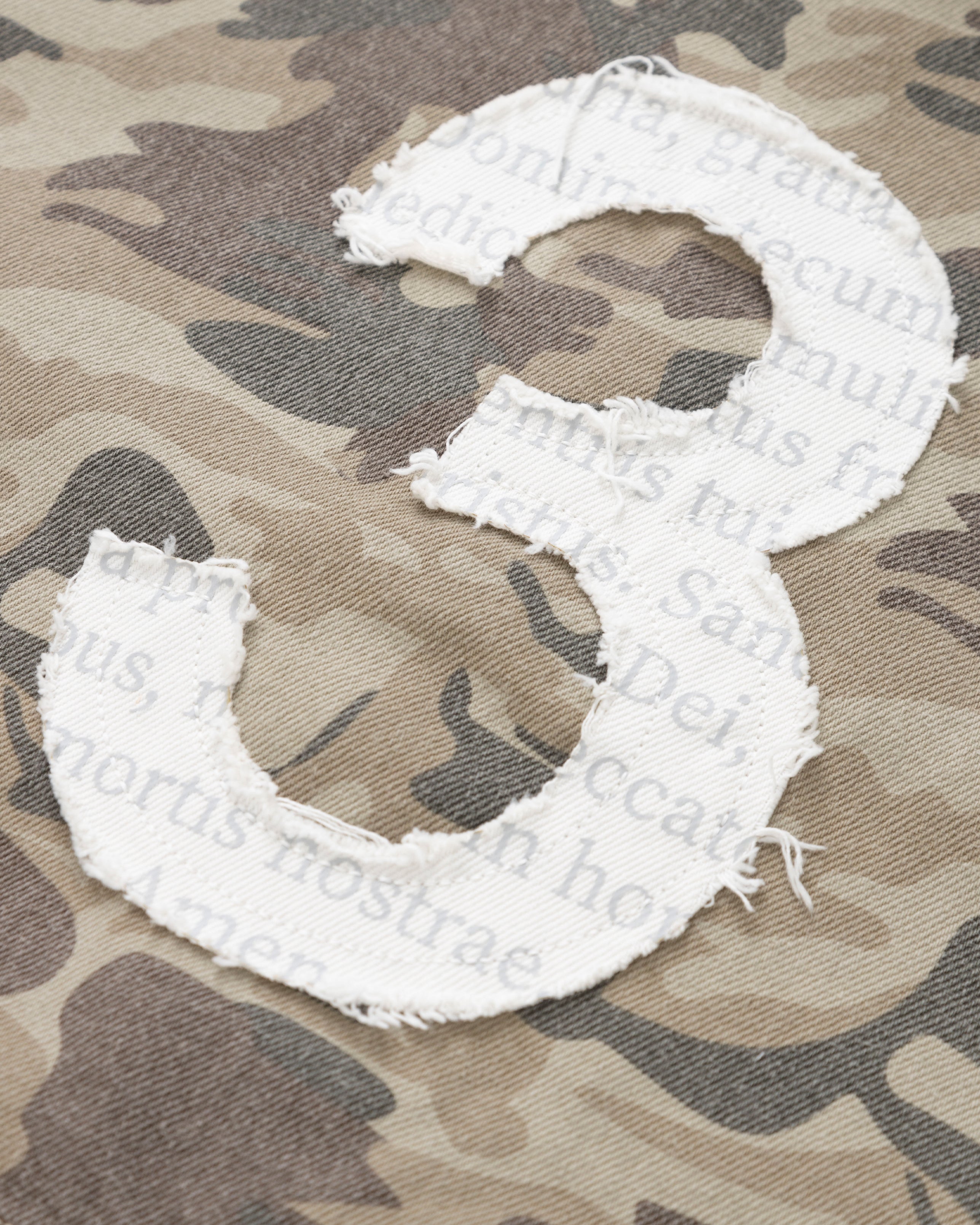 W Gratia Plena Three Cropped Zip Up Jacket Cammo