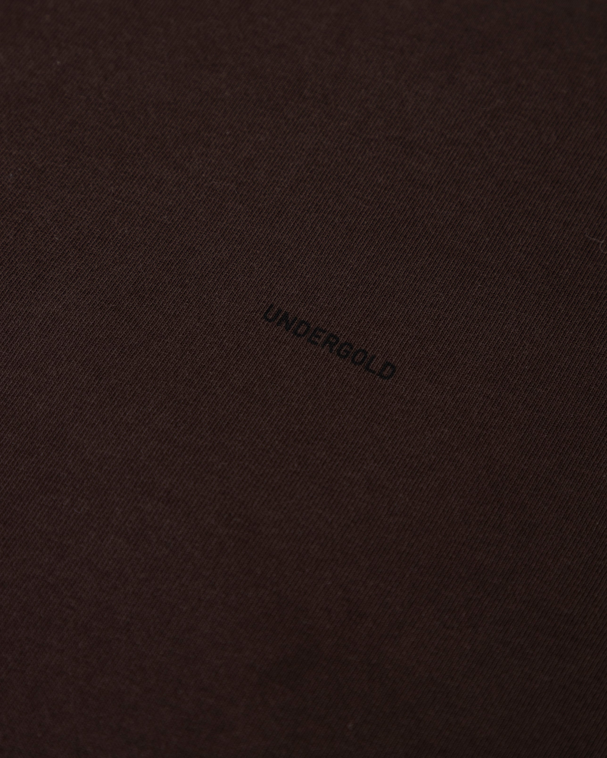 Basics Tiny Logo Regular Fit Tshirt Brown