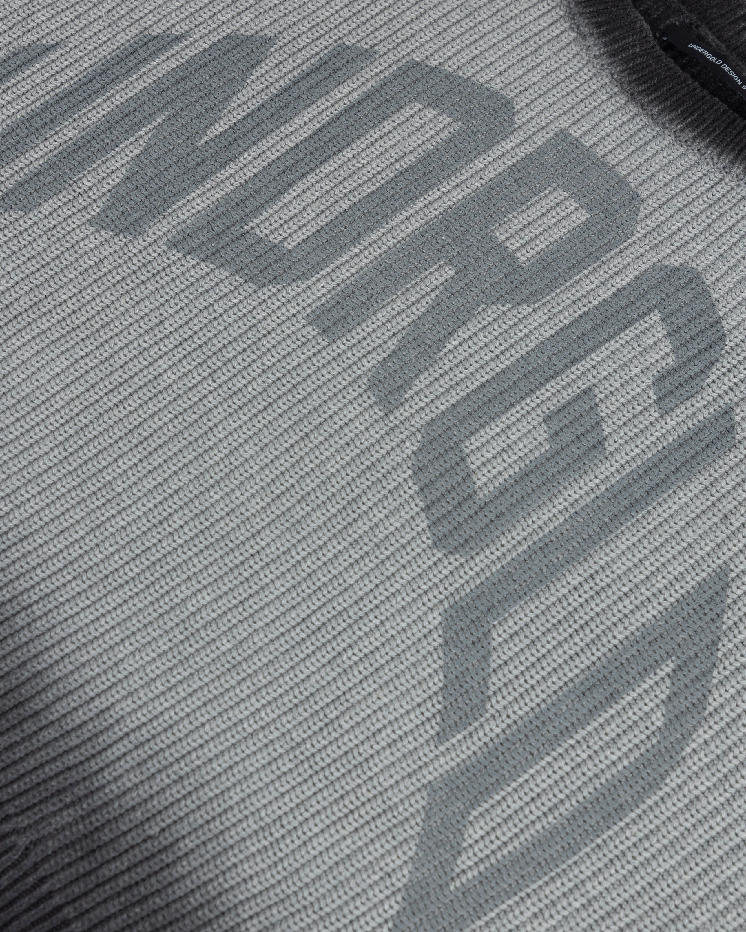 Basics Gradient Knit Crewneck Gradient Gray