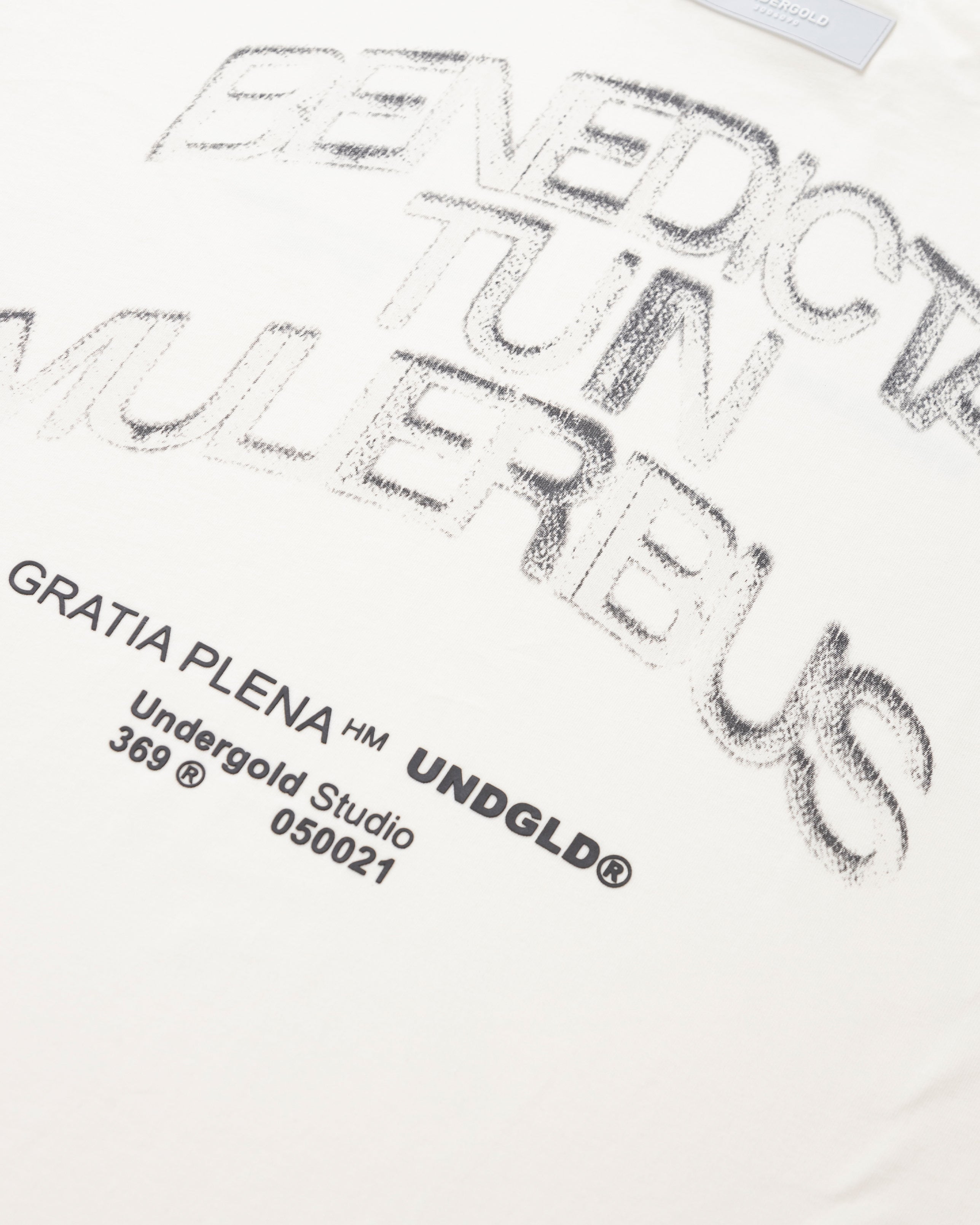 Gratia Plena Benedicta Tshirt White