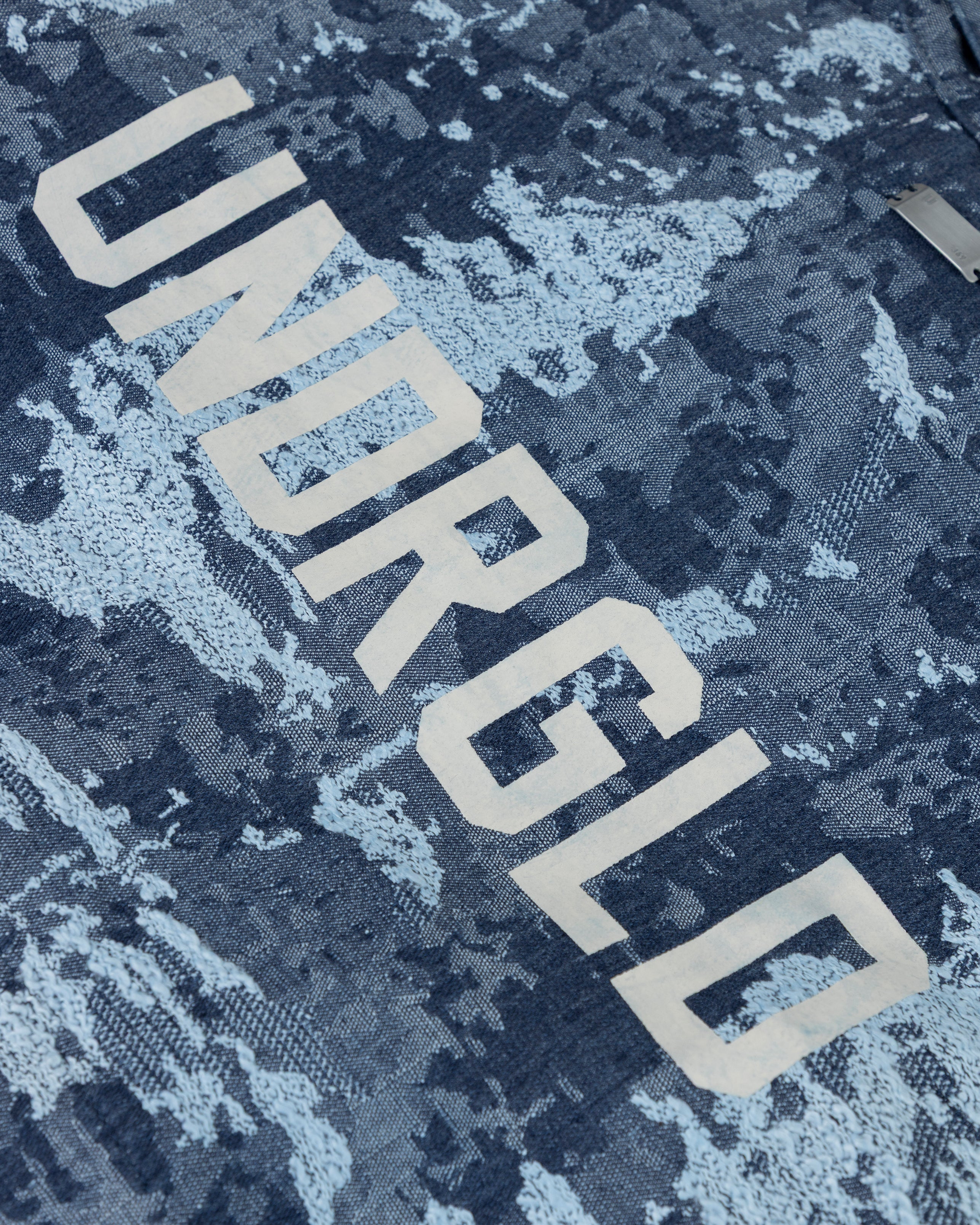 W Capsule UNDRGLD Jacquard Jacket Cammo Blue