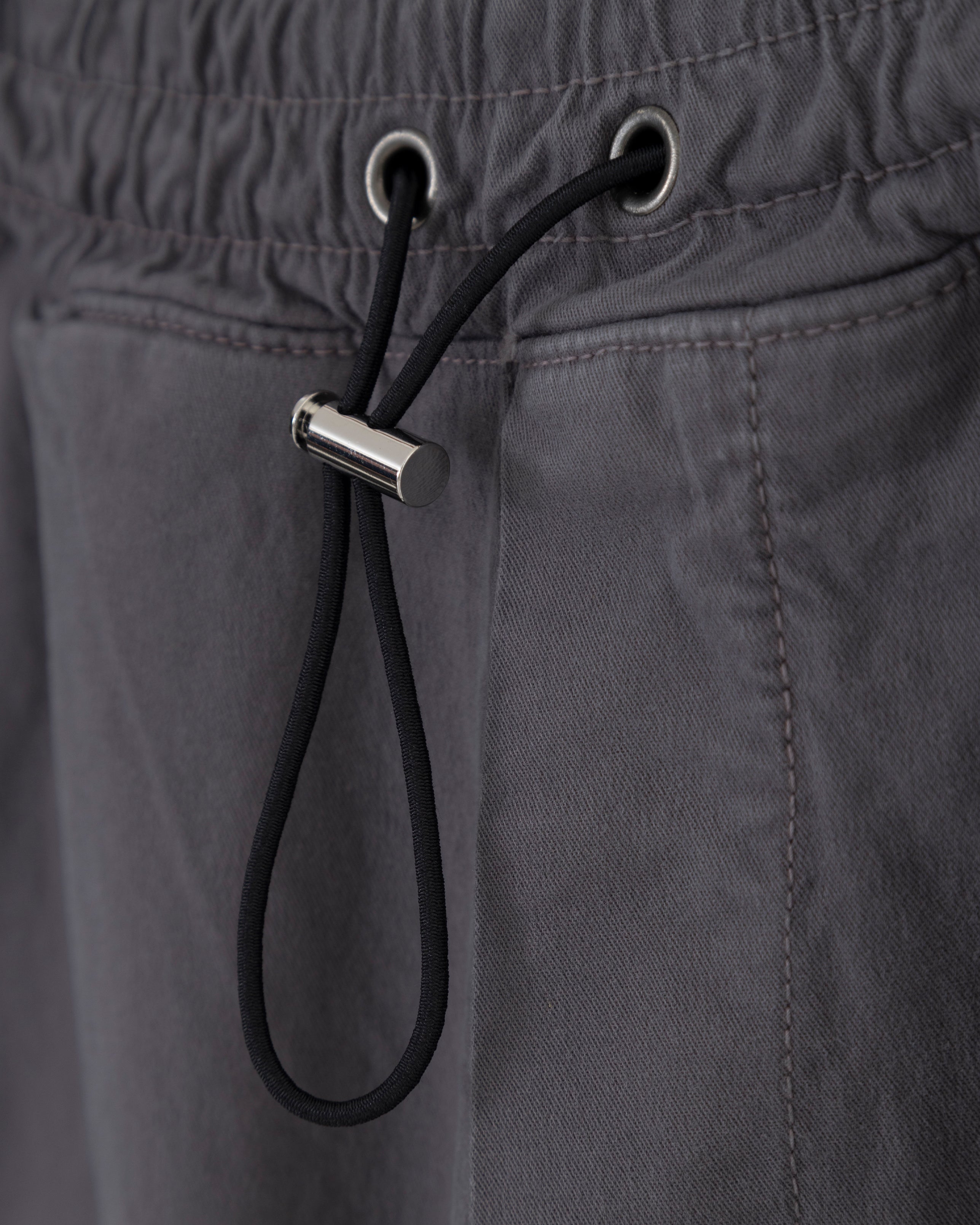 Basics Wide Cargo Pant Silver