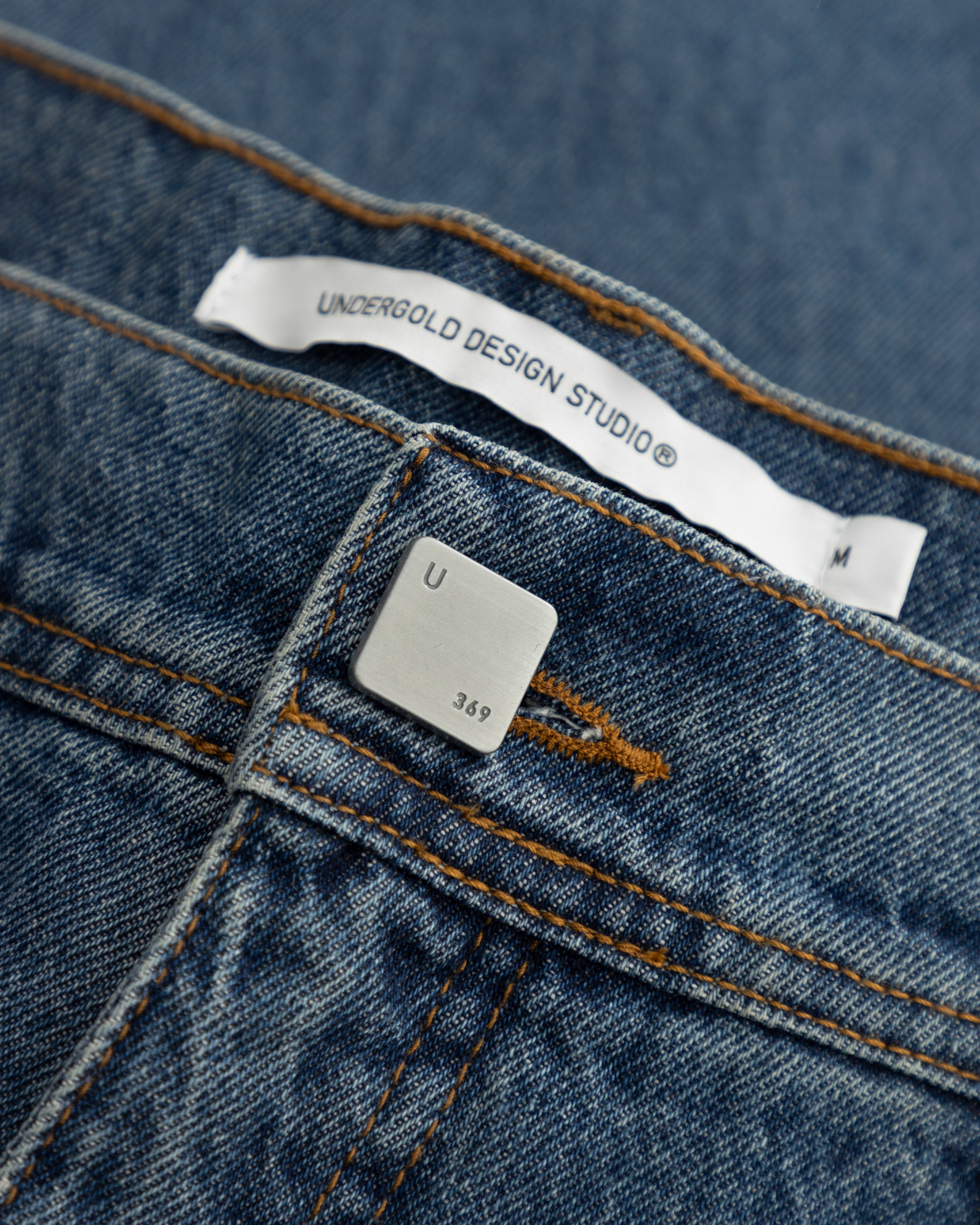 Line Basic Slim Fit Jeans Mid Blue