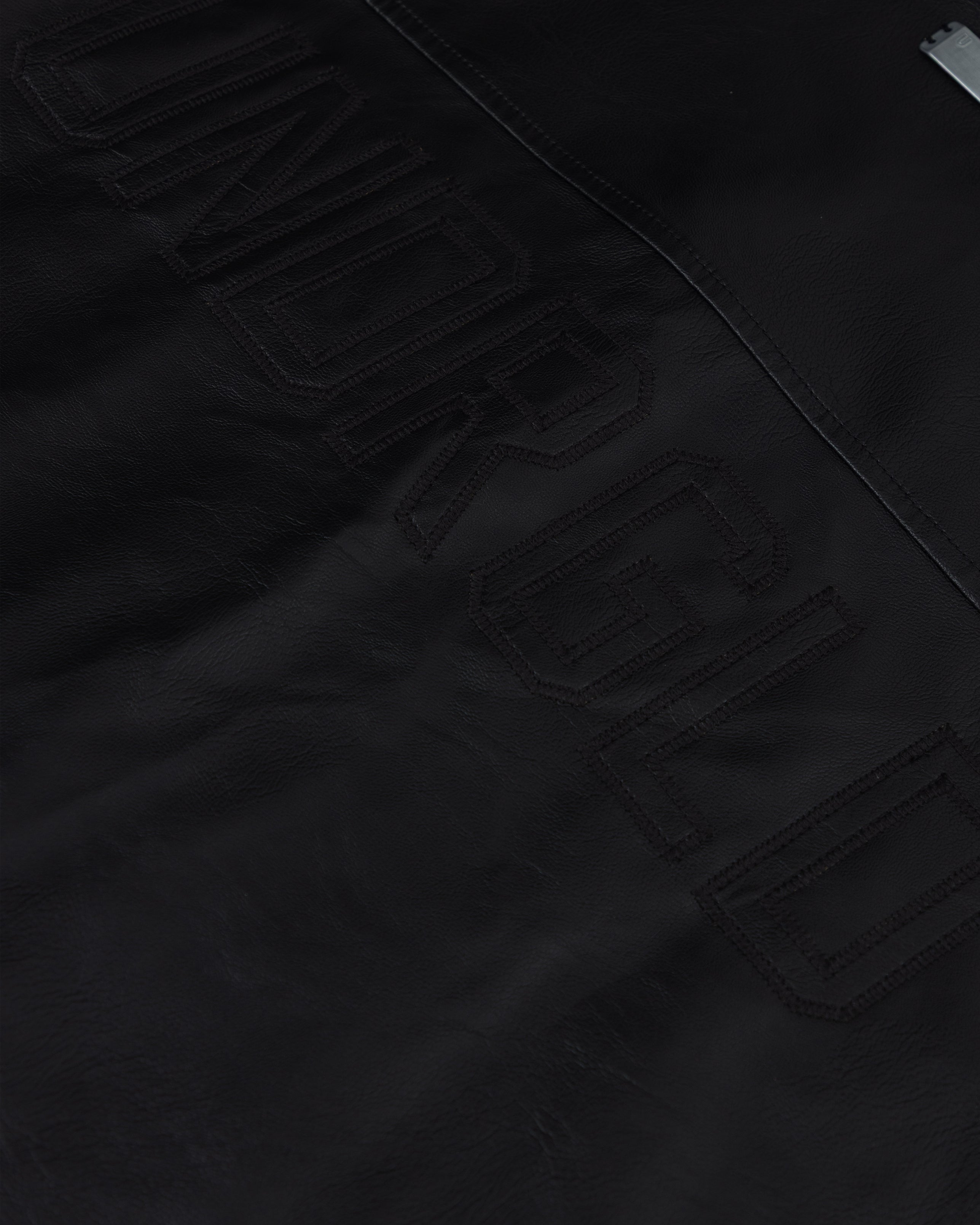 Capsule Basic Pleather Boxy Fit Shirt Black