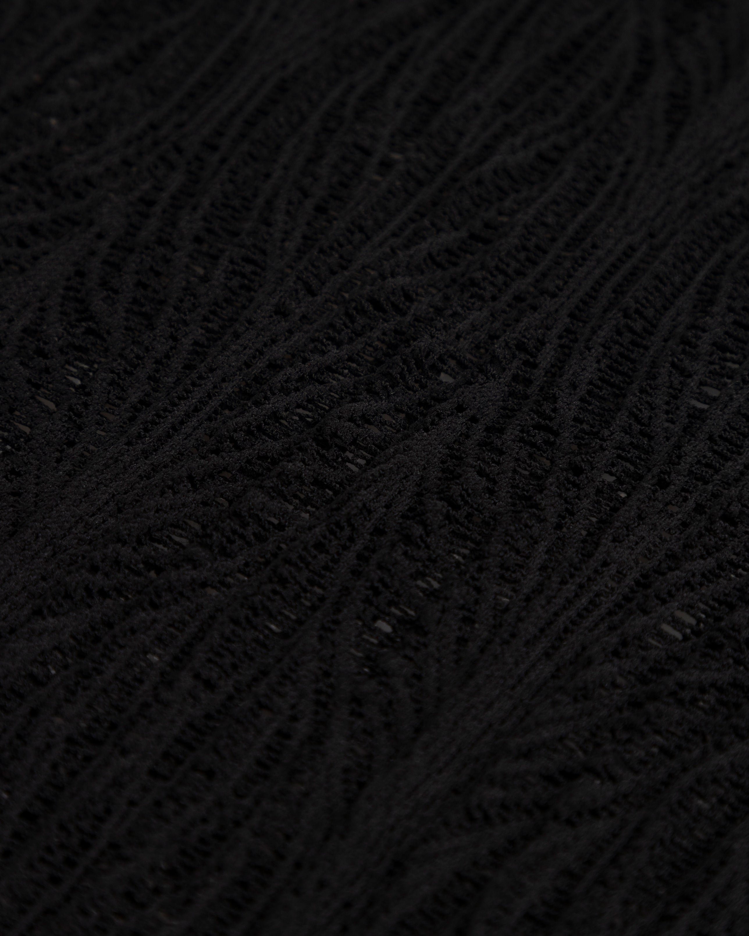 Basics Turtle Neck Top Transparent Black