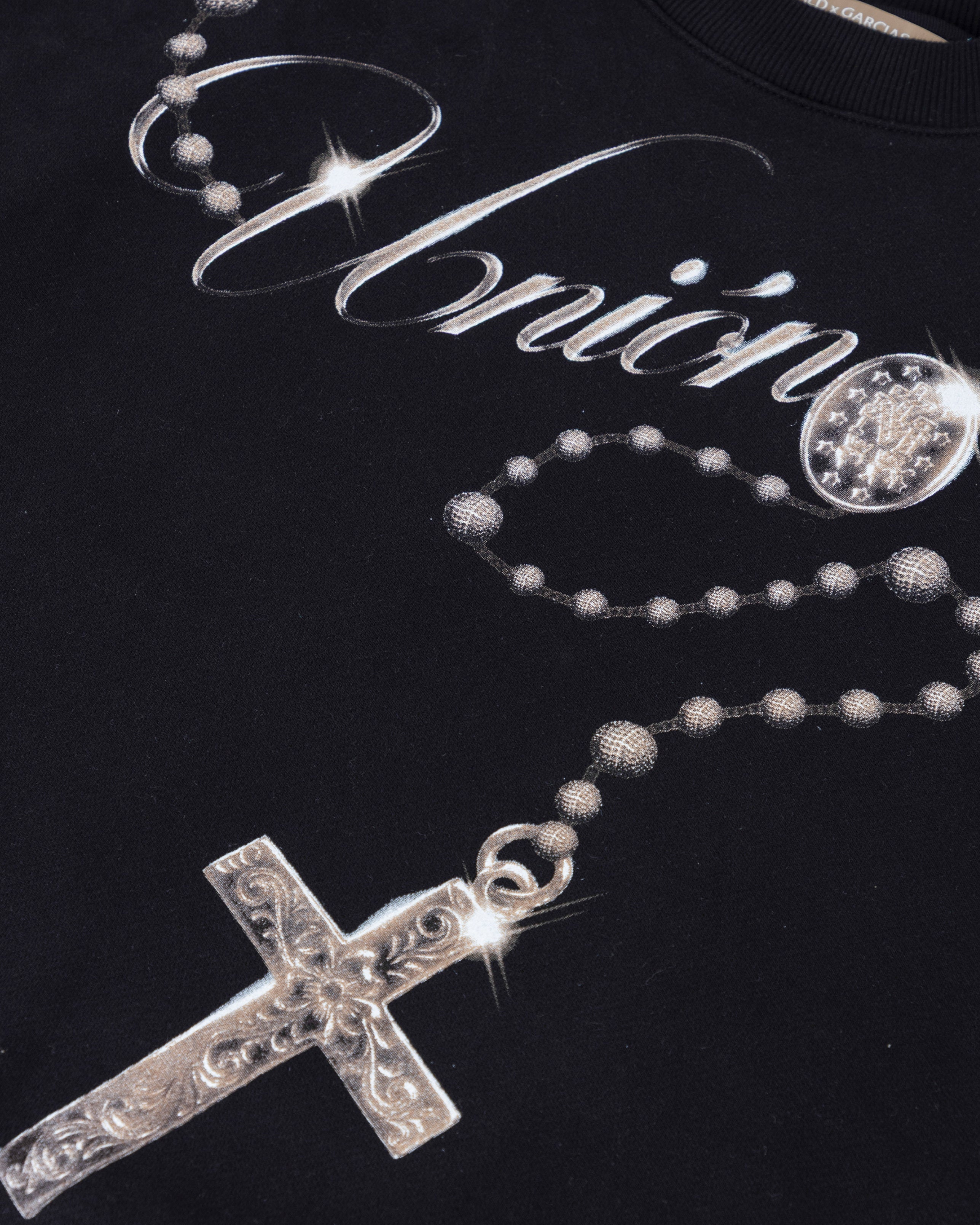 Santa Unión Our Tie To The Heavens Crewneck Black