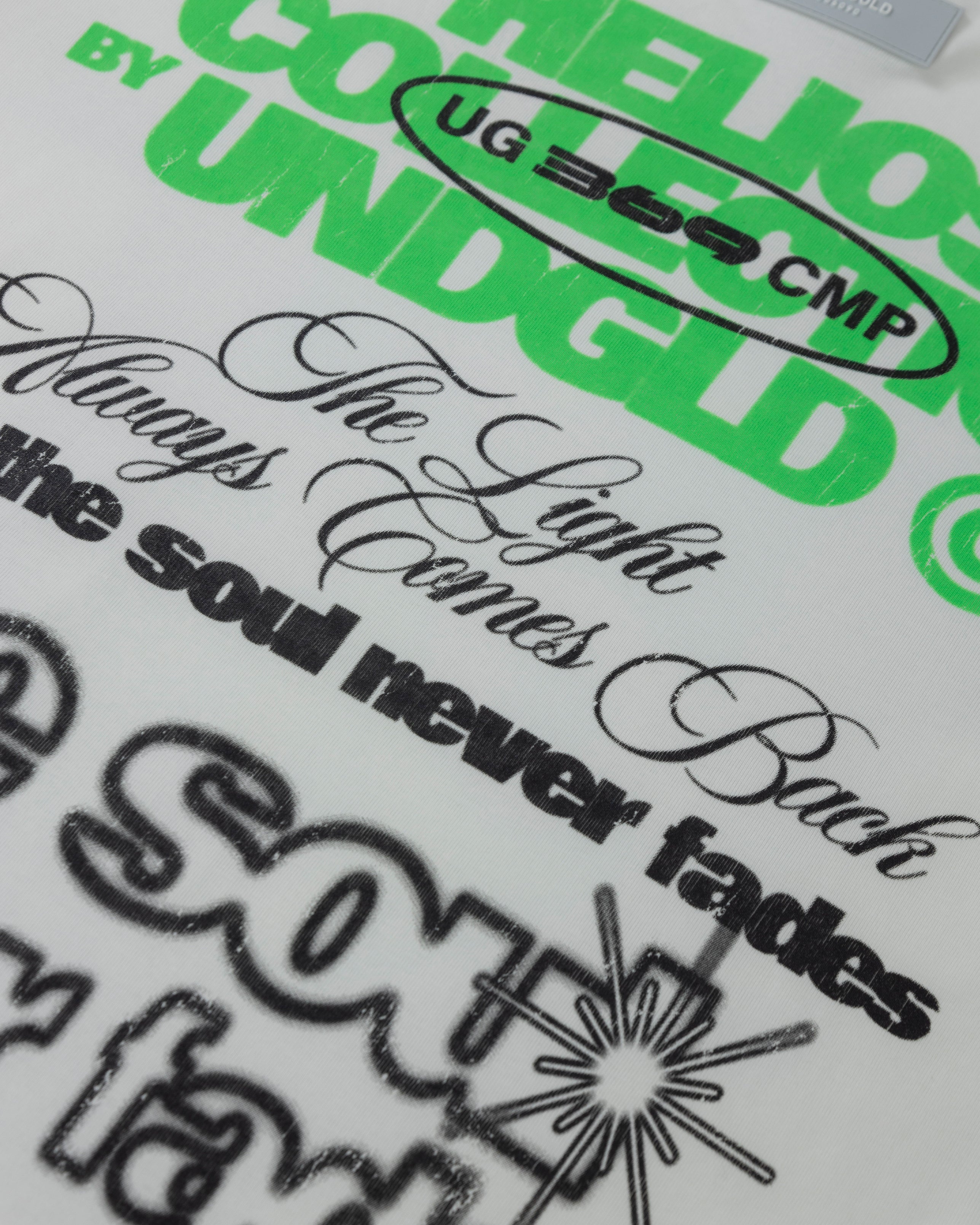 Helios Face Boxy Fit Tshirt White