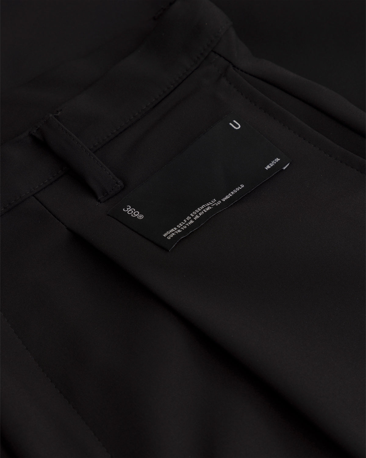 Basics Pleated Trouser Black