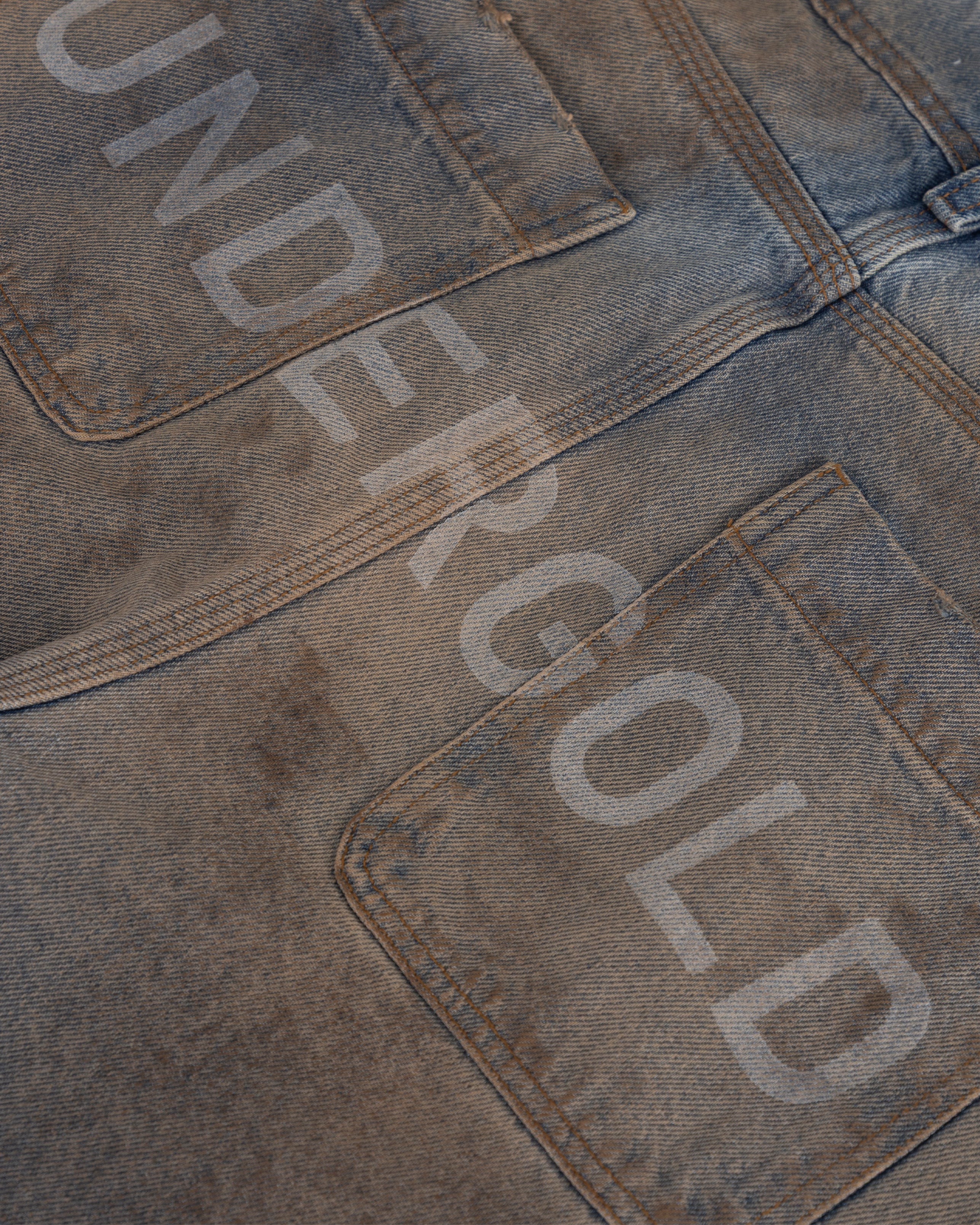 Basics UNDERGOLD Regular Jean Mechanic Blue