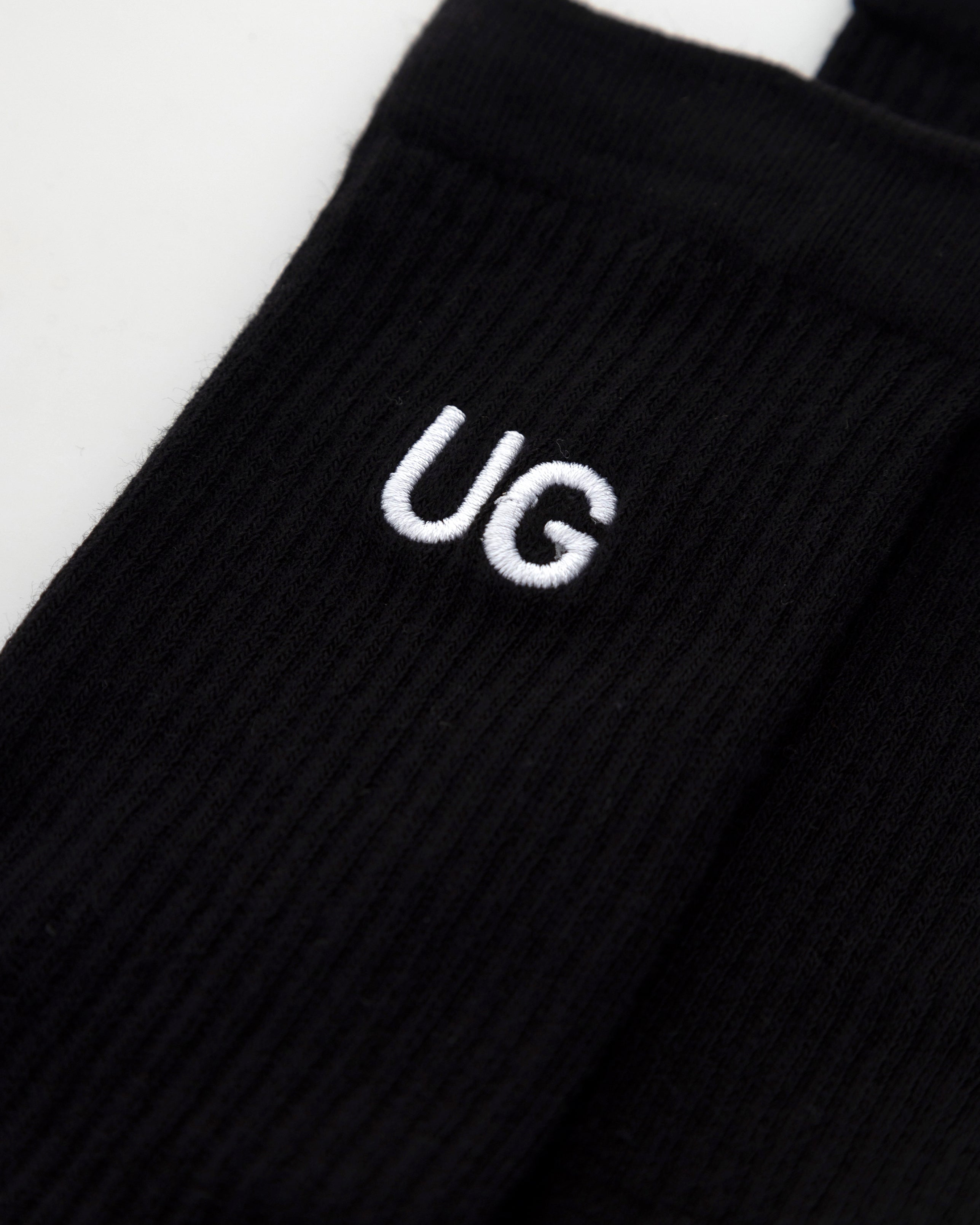 Basics Embroidered UG Socks V2 Black