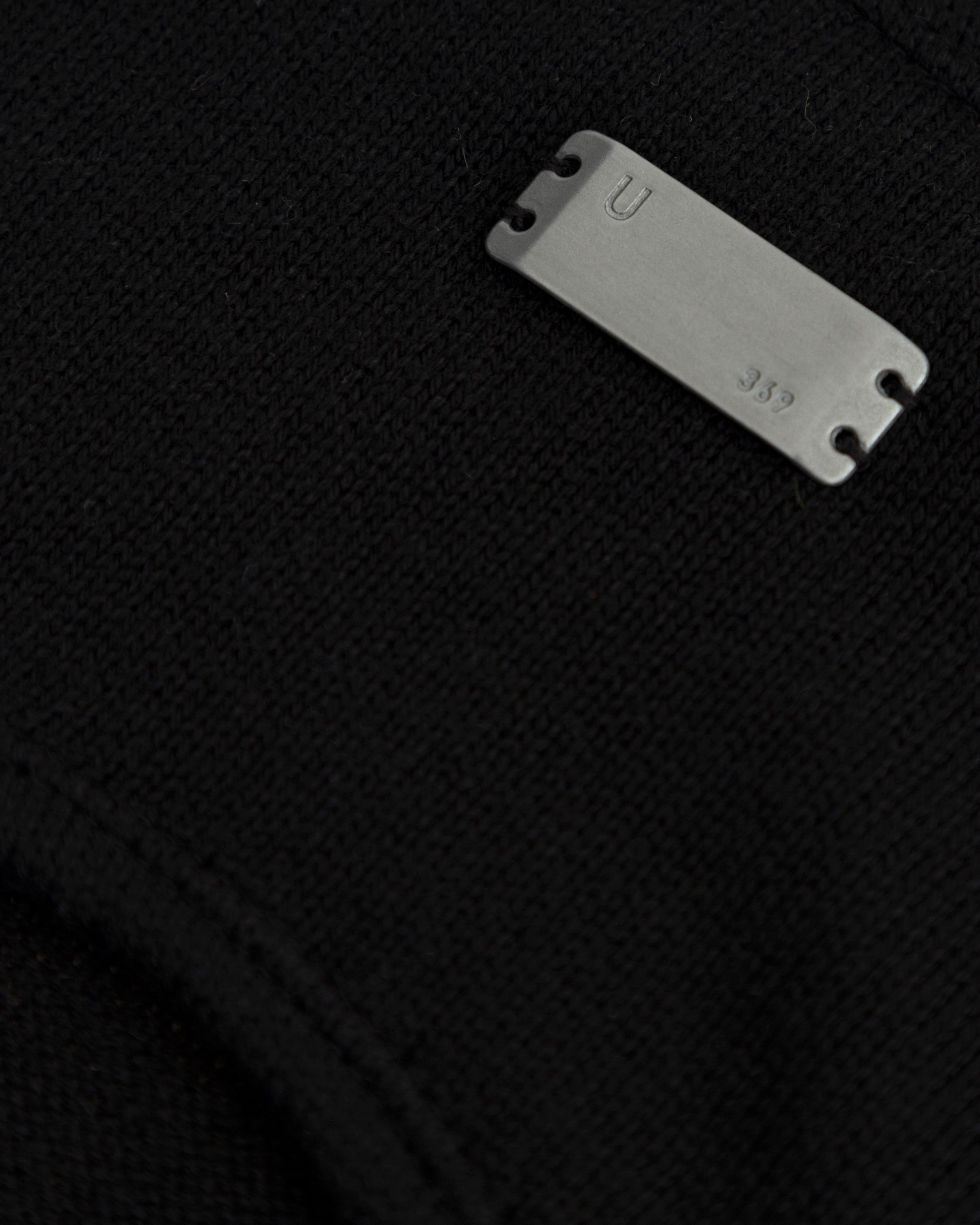Basics Backless Knit Top Black