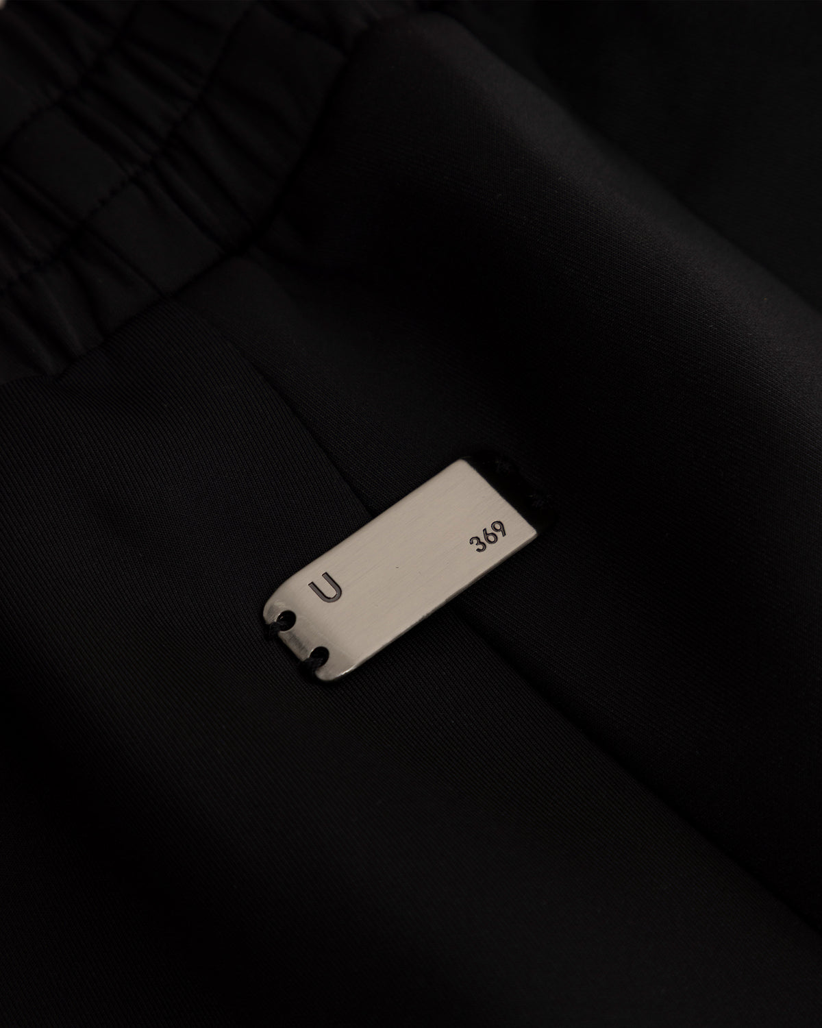 Basics Double Zipper Pants Black