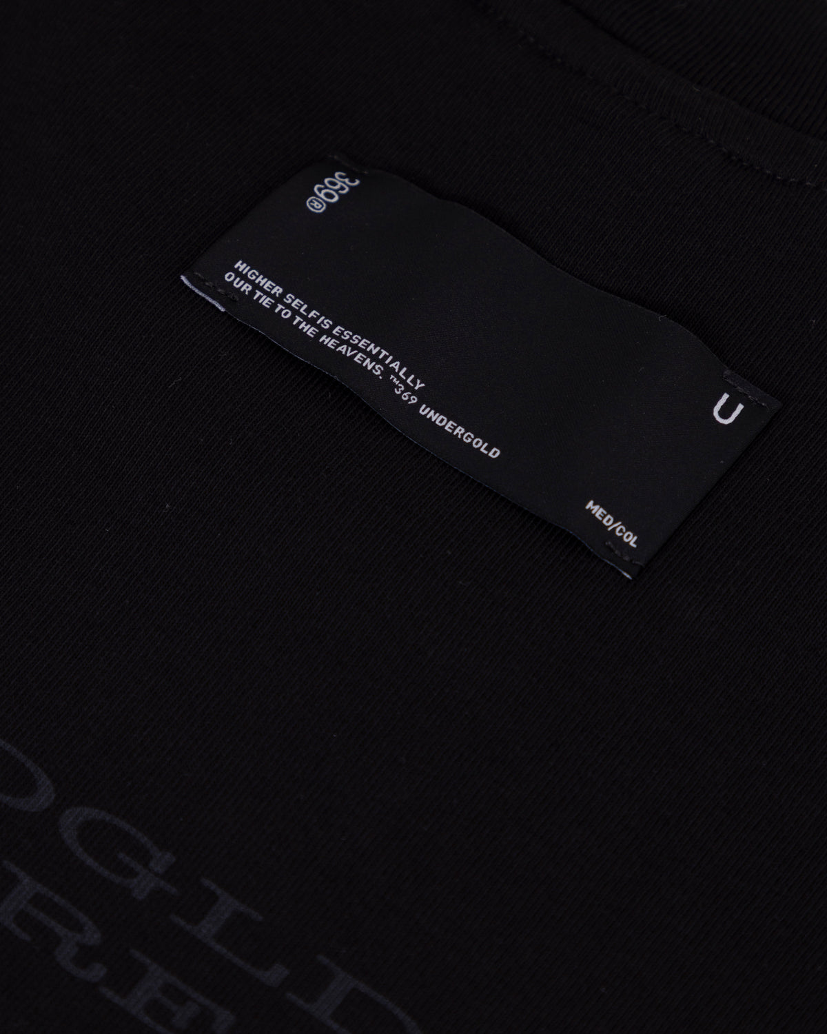 Revelation Gold Boxy Fit Tshirt Black