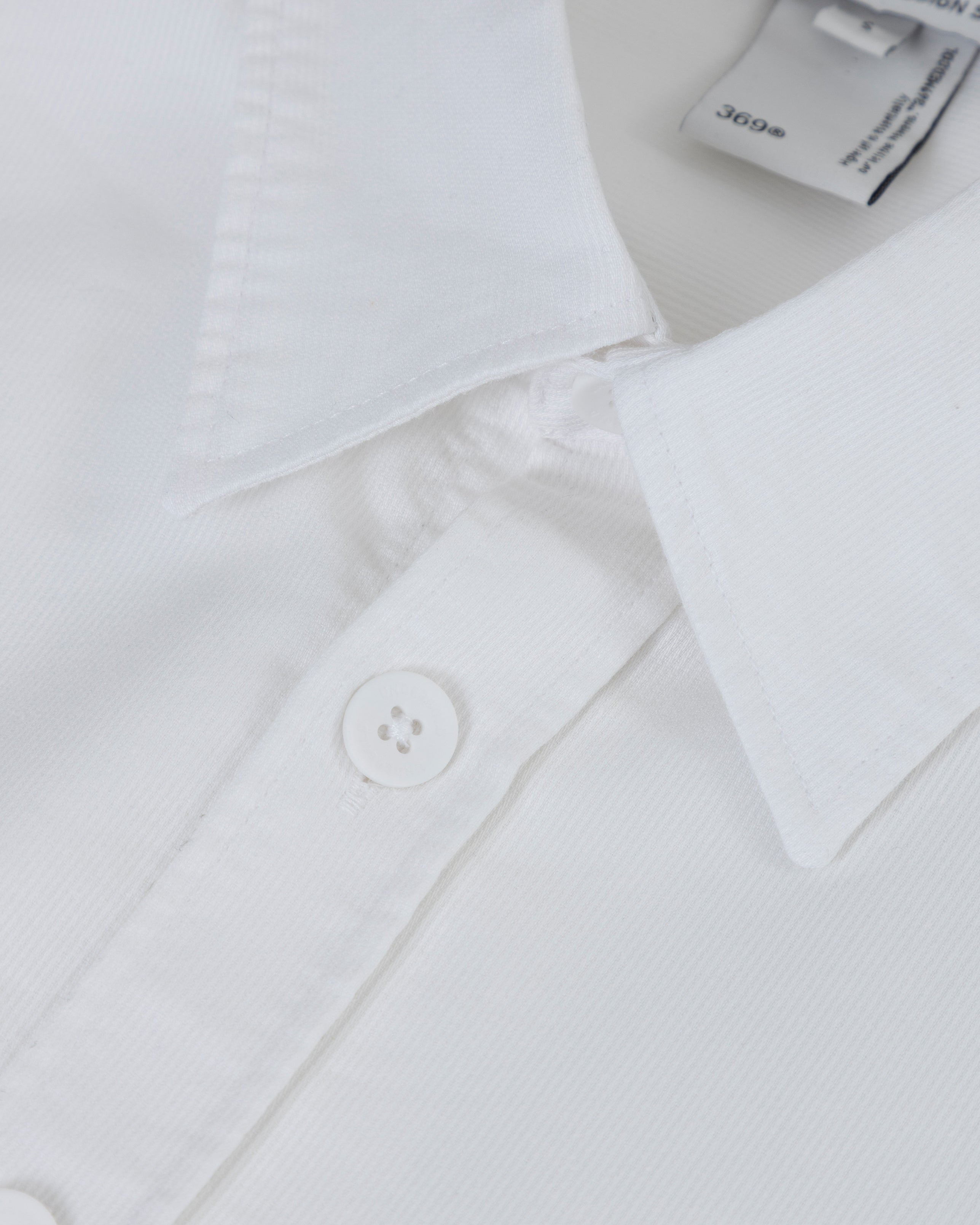 Undergold Studio Boxy Fit Long Sleeve Shirt White