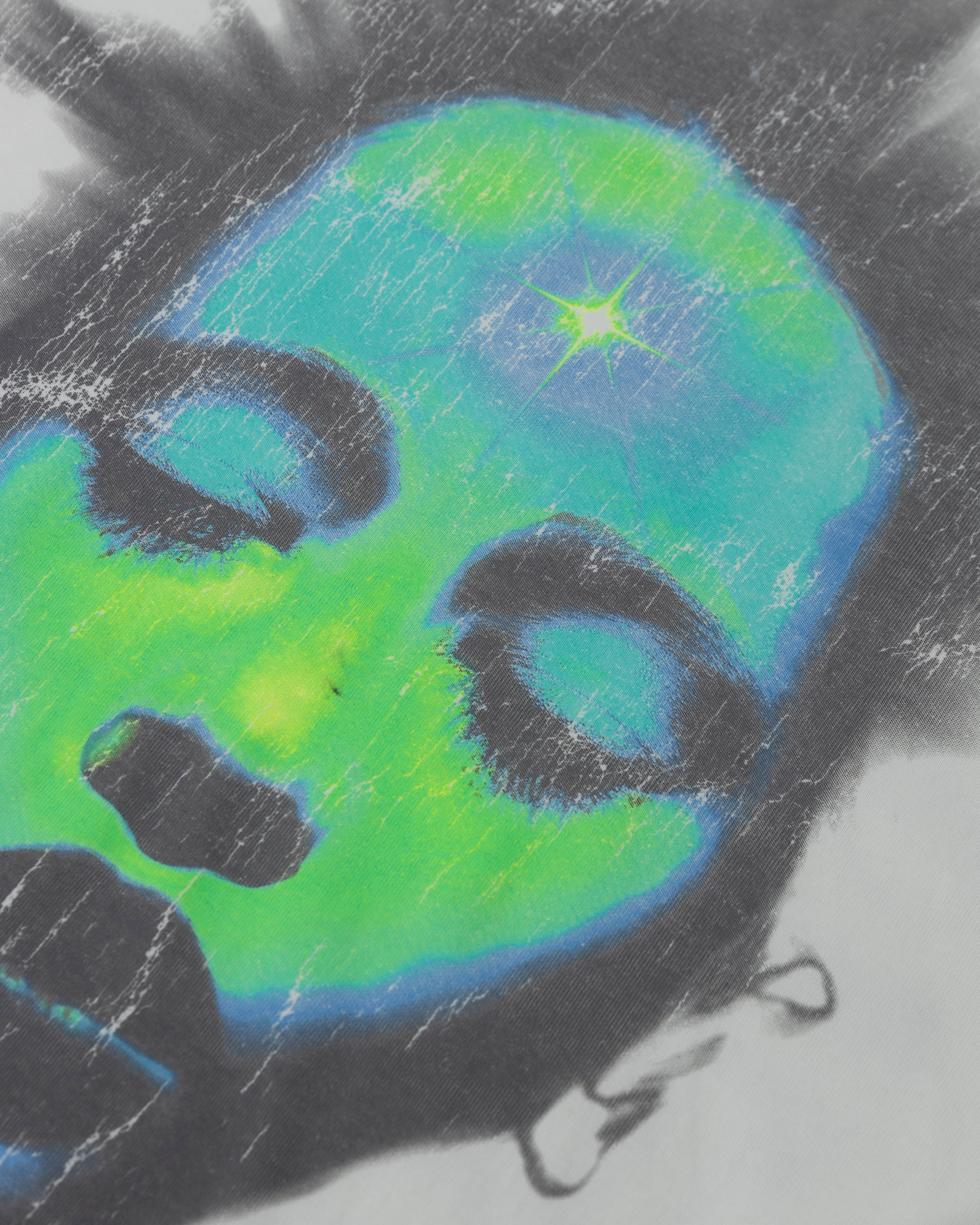 Helios Face Boxy Fit Tshirt White