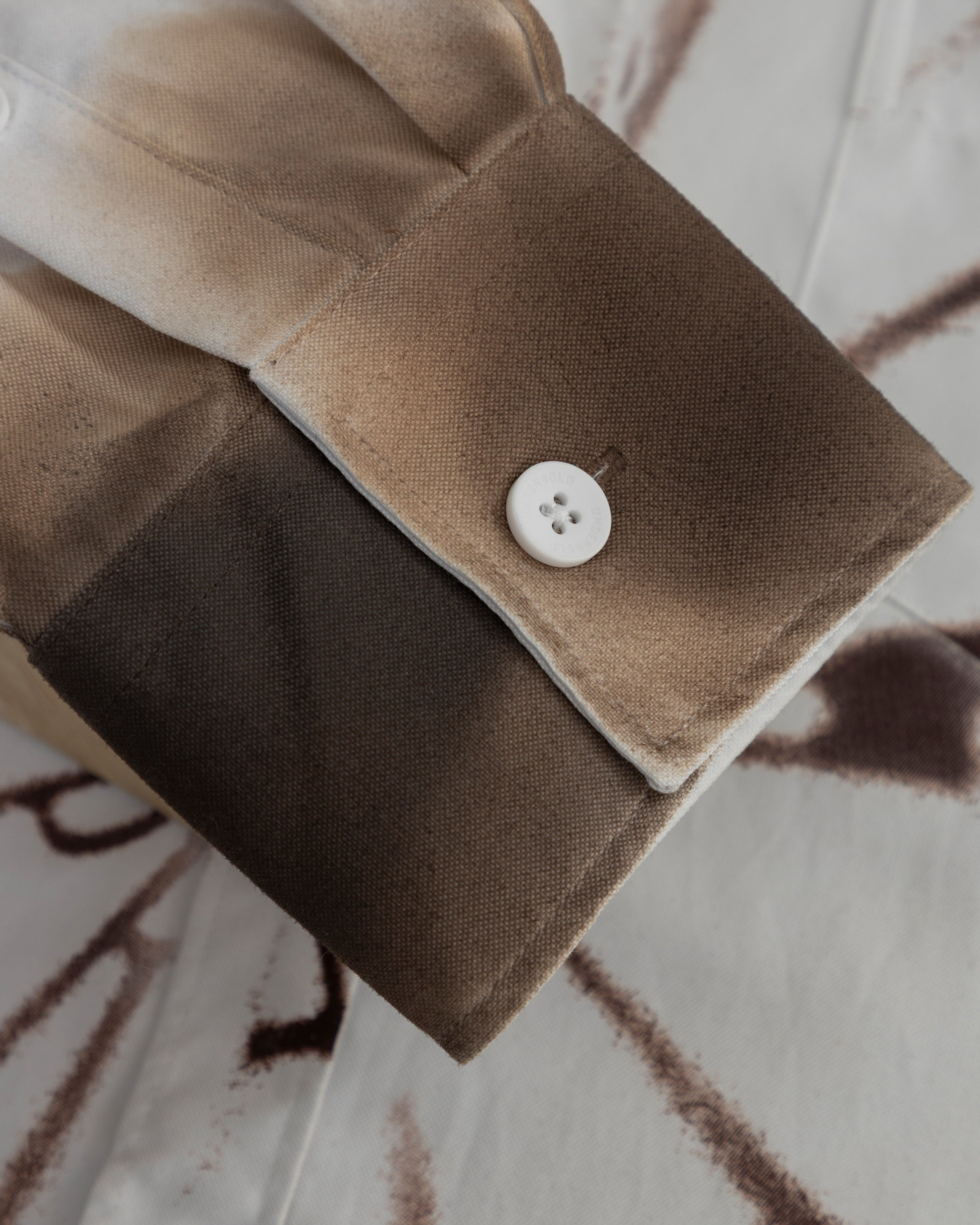 Spring Pray 4 Love Boxy Fit Long Sleeve Shirt Burnt White