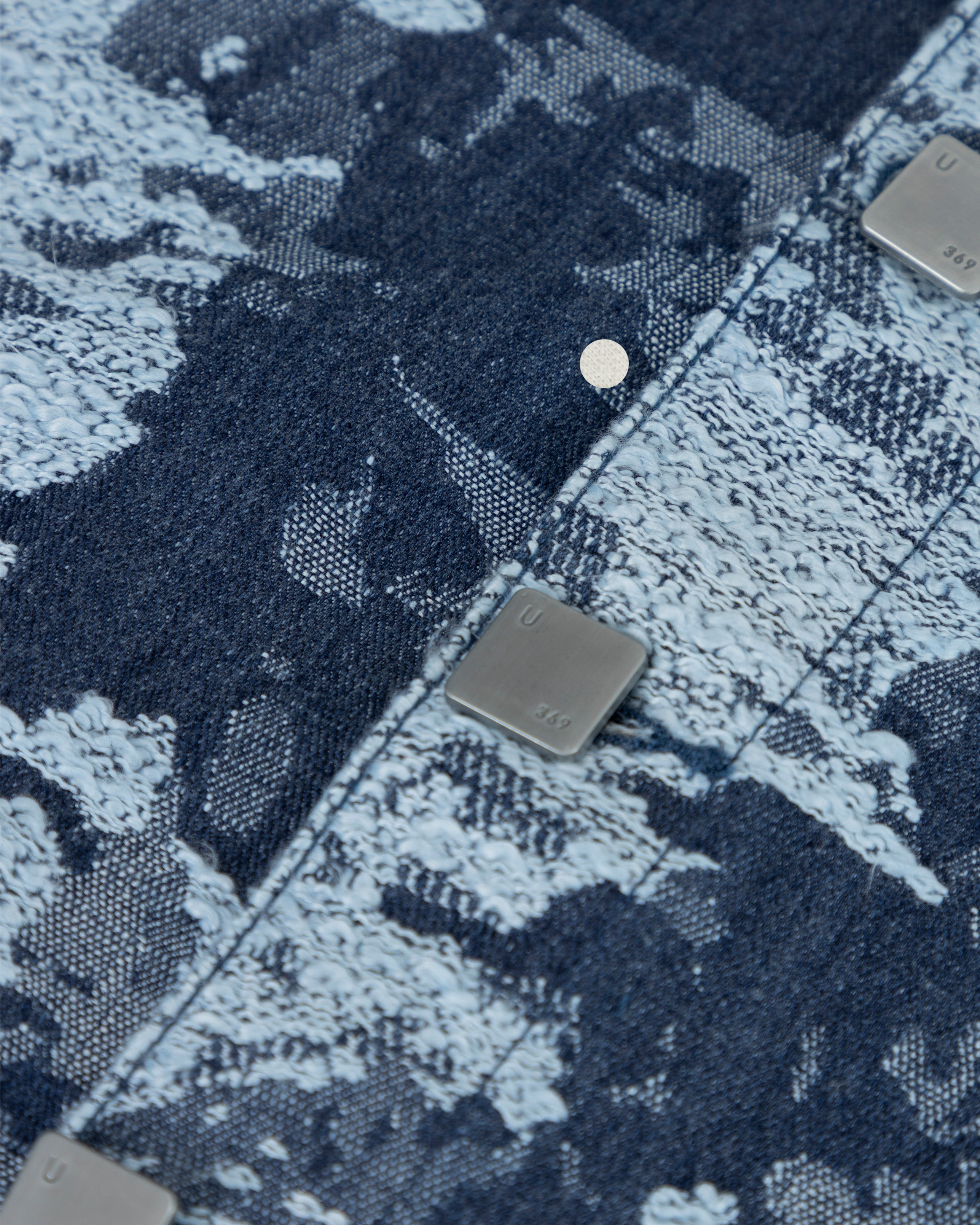 W Capsule UNDRGLD Jacquard Jacket Cammo Blue