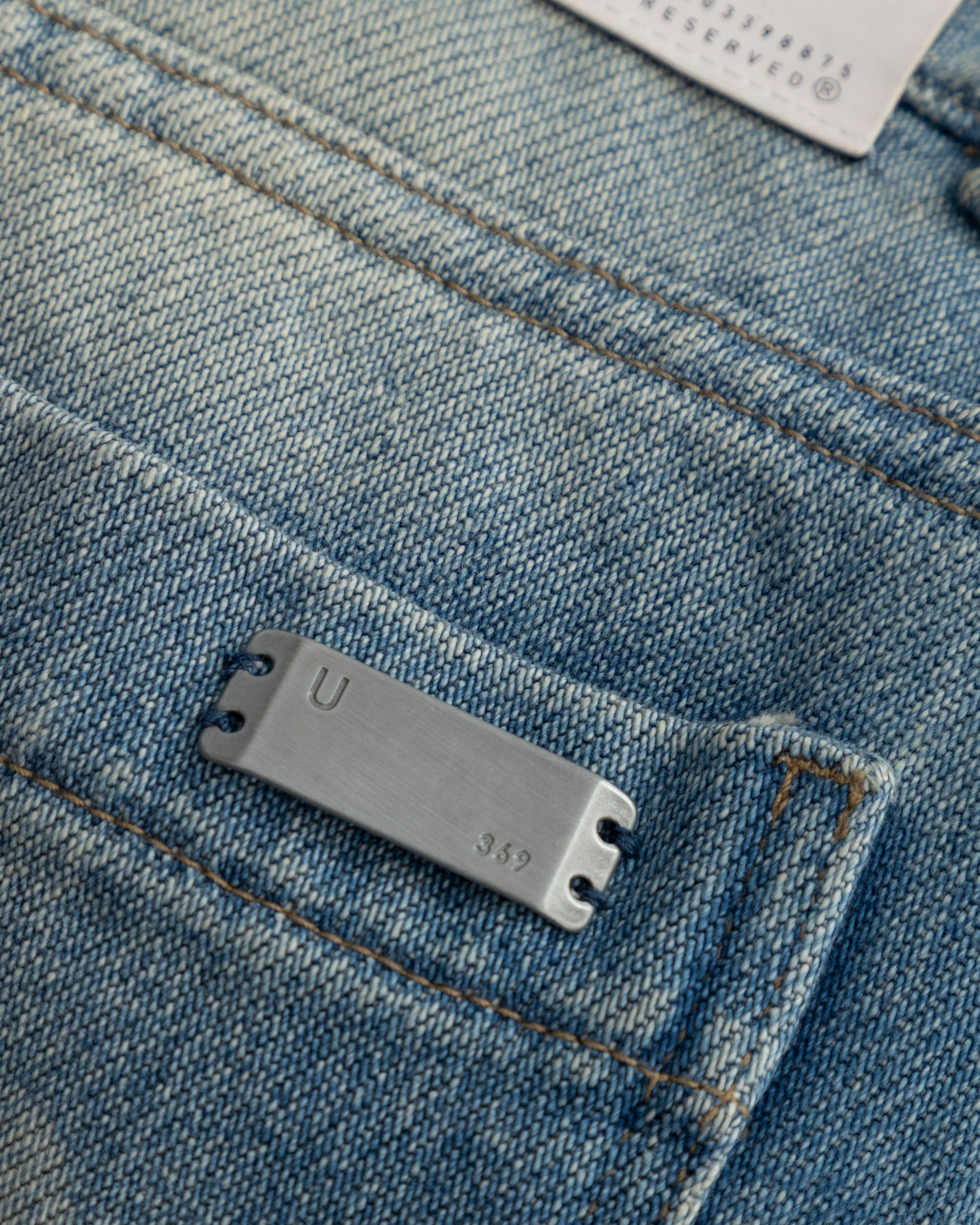 W Spring UNDRGLD Frayed Wide Jeans Blue