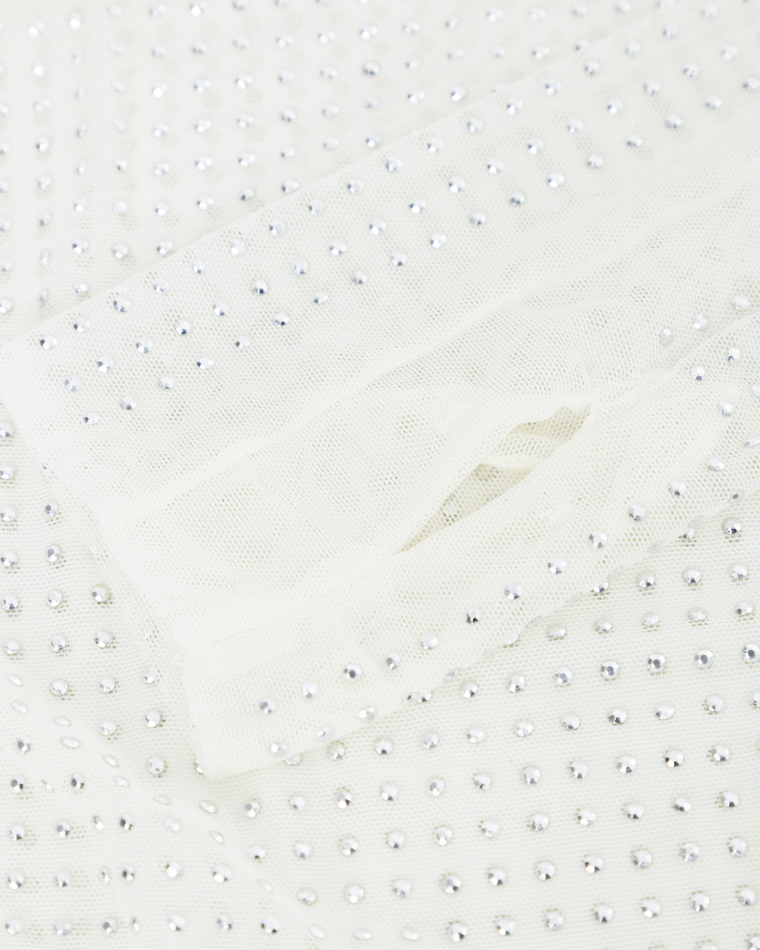 W Agnus Dei Rhinestone Longsleeve Cream
