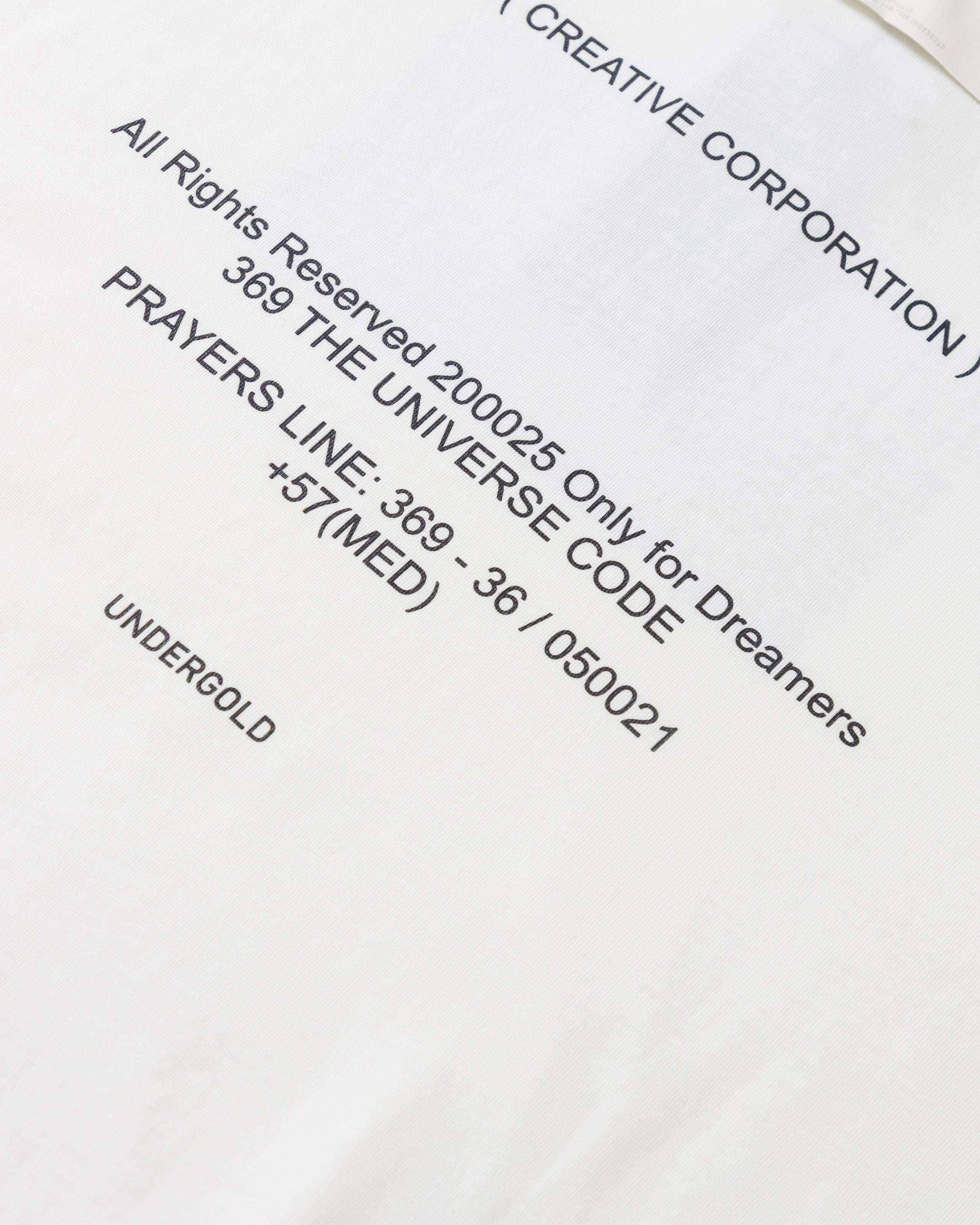 Golden Heritage Drop Tshirt White