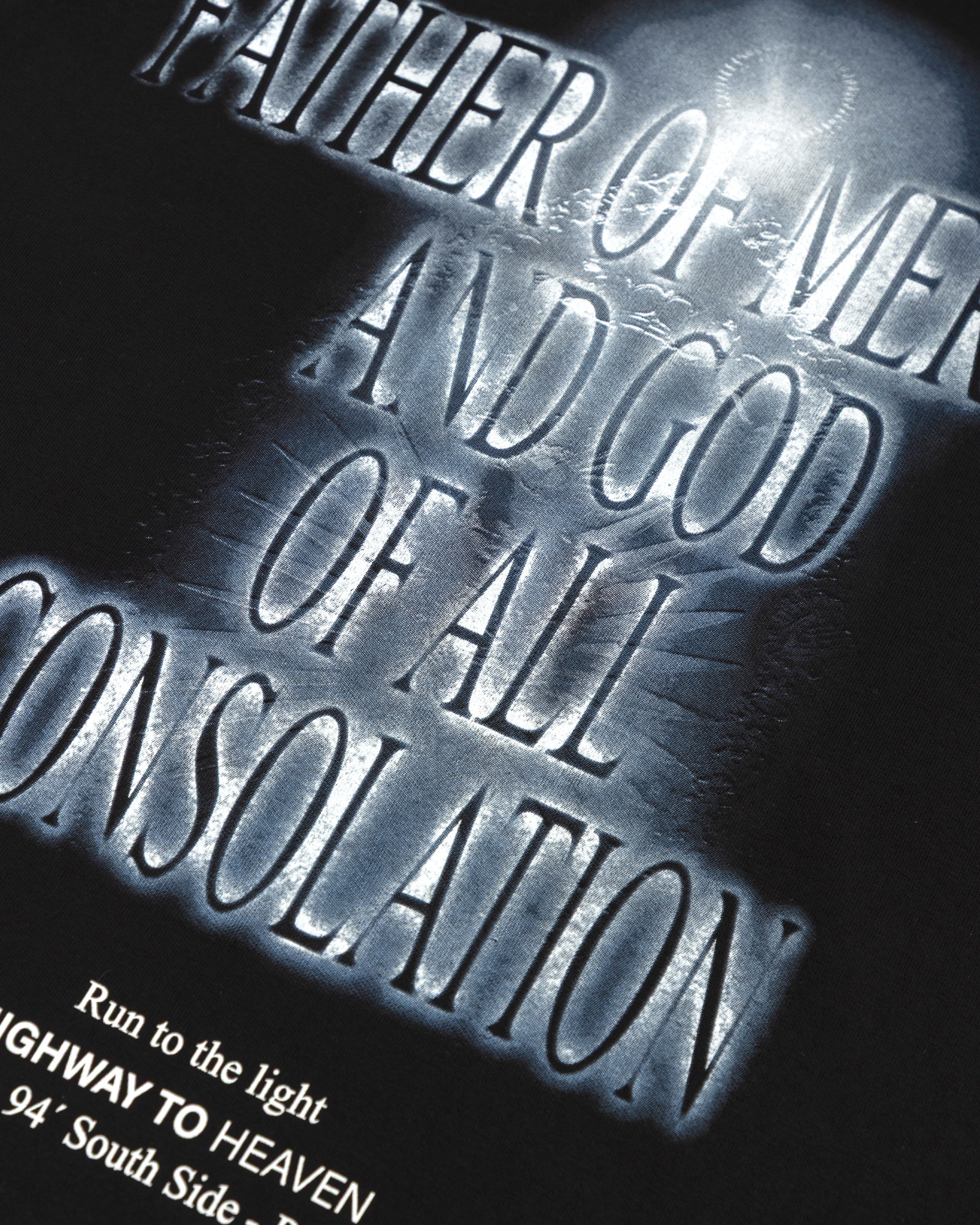 Spring Consolation Boxy Fit Tshirt Black