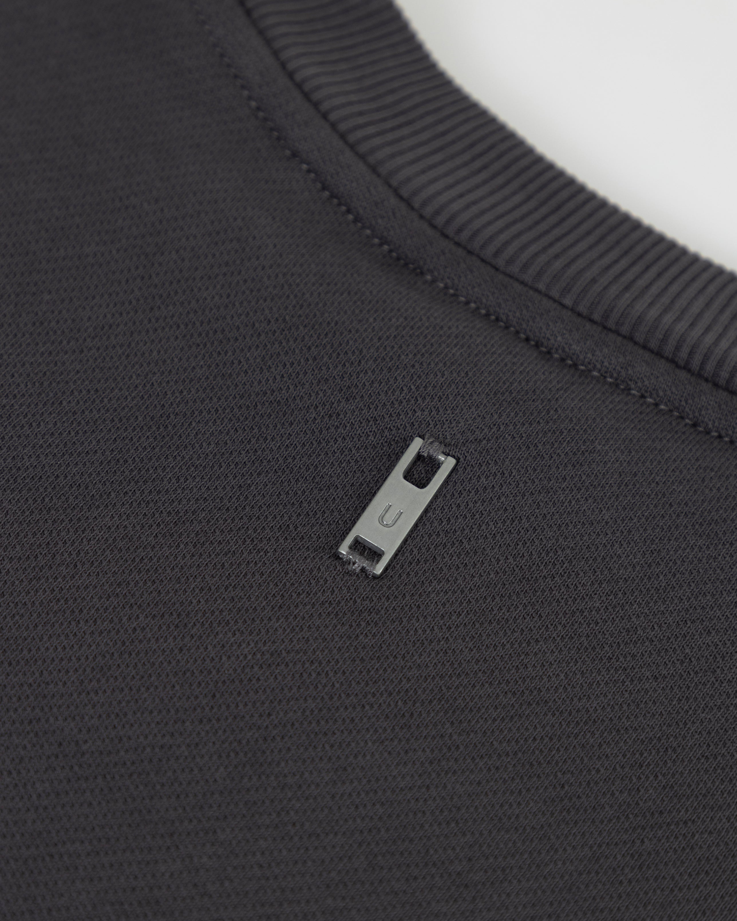 Line Basic Boxy Fit Crewneck Dark Gray