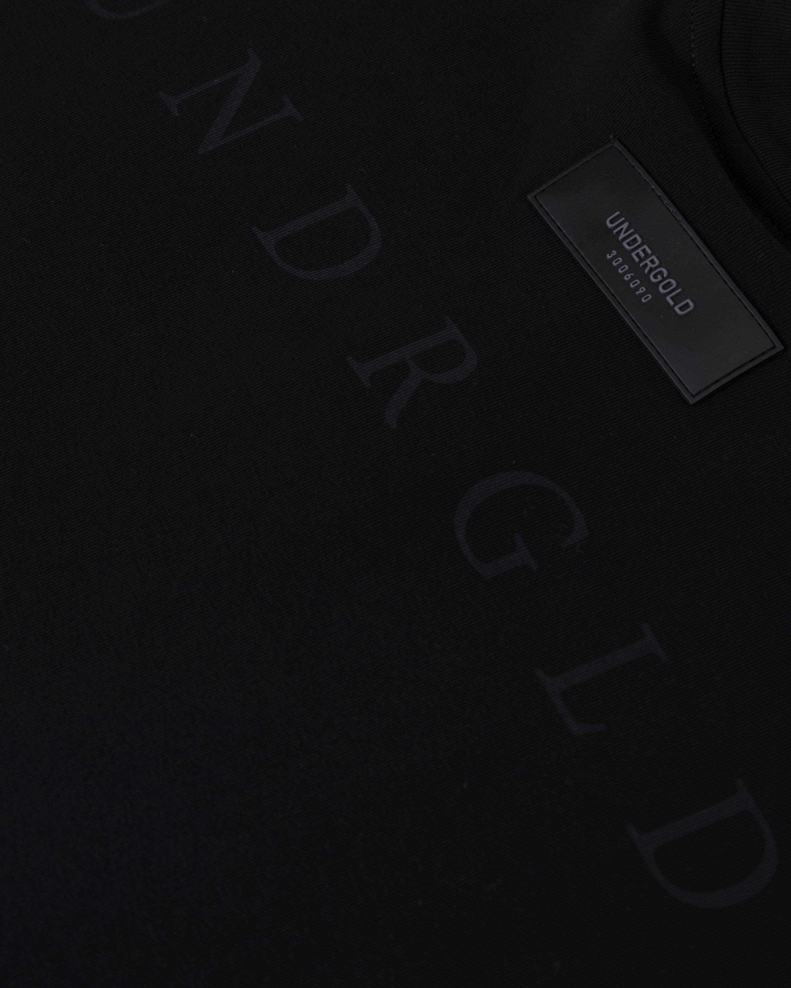 The Path Monogram Boxy Fit Tshirt Black