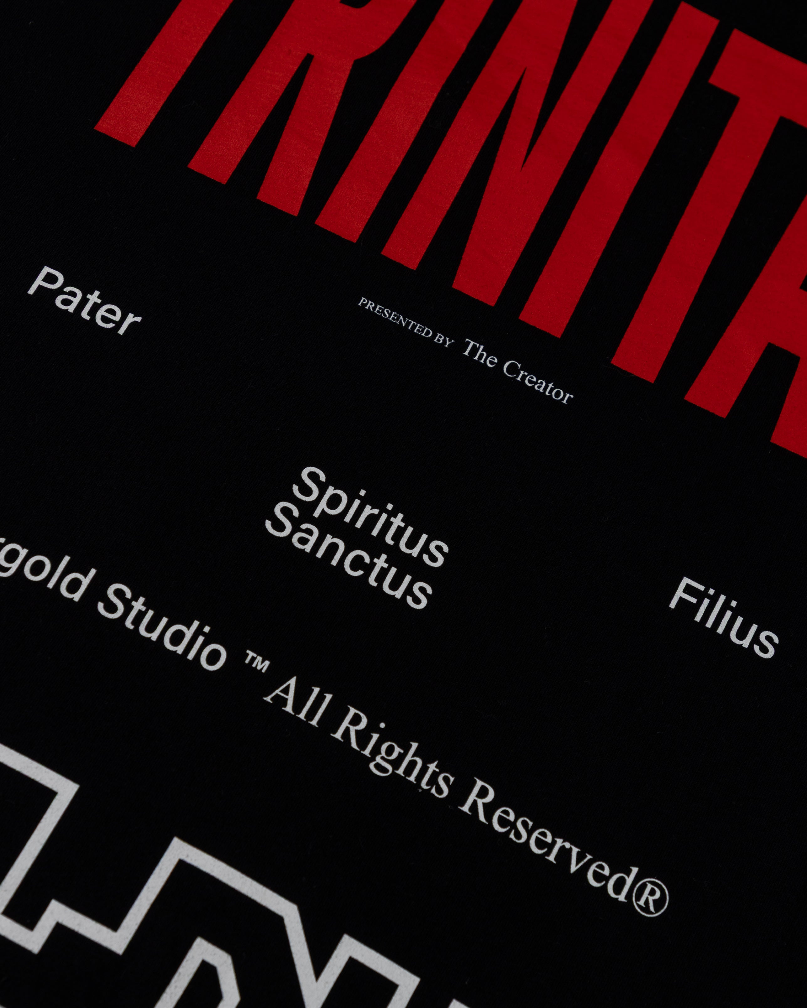 Spring Trinitas Long Sleeve Tshirt Black