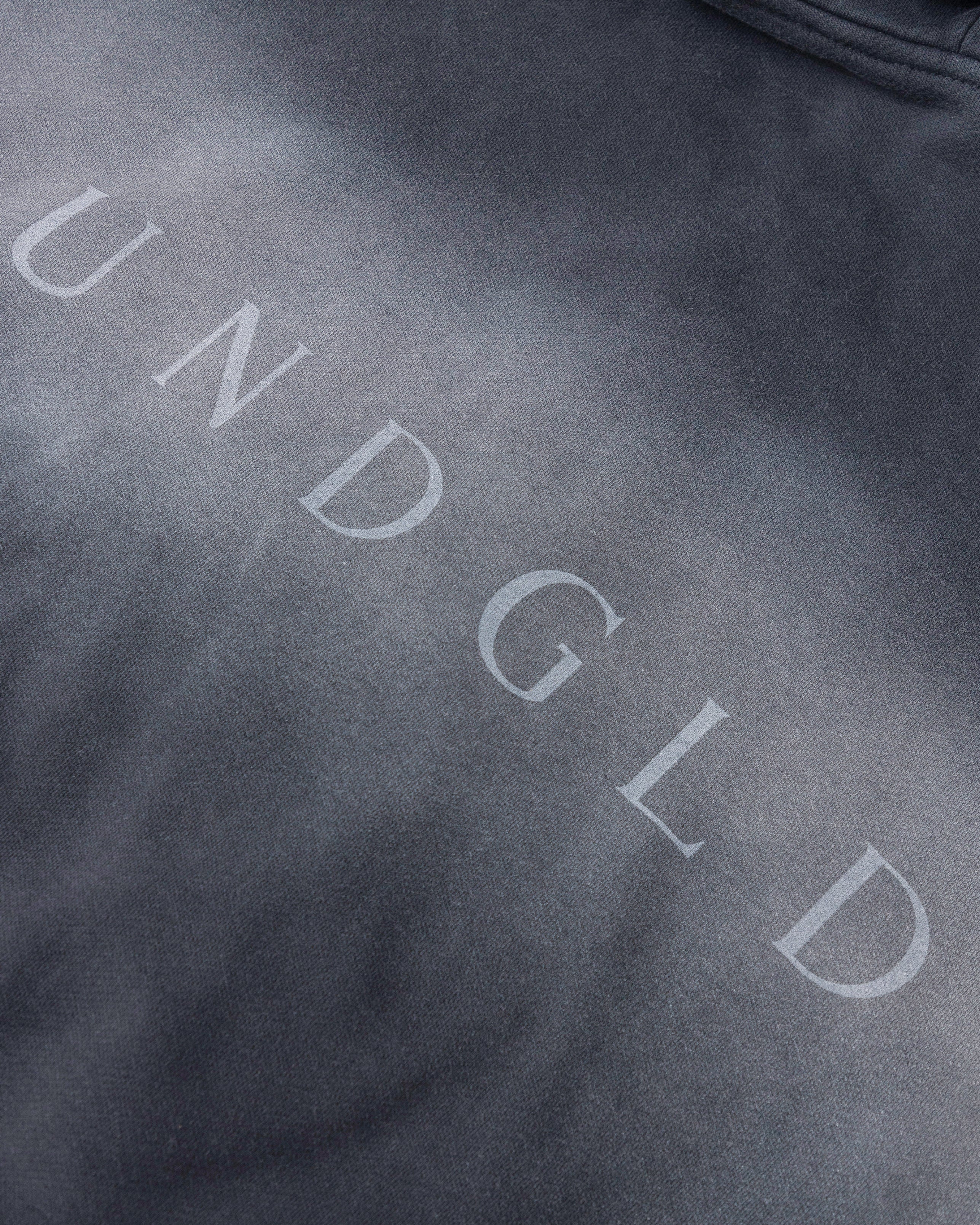 Eternal UNDGLD Boxy Zip Up Hoodie Smokey Black