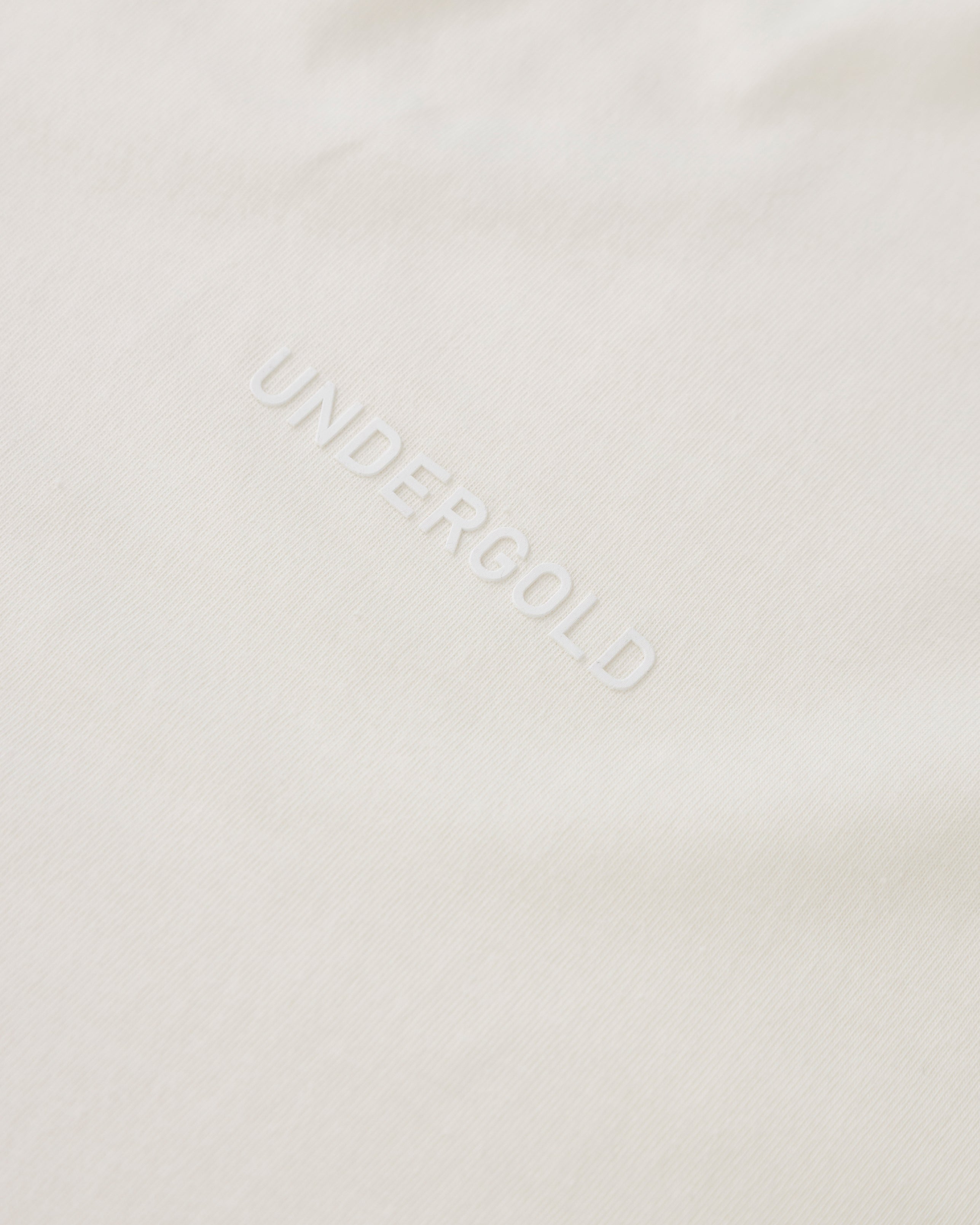 Line Logo Long Sleeve Boxy Fit Tshirt White