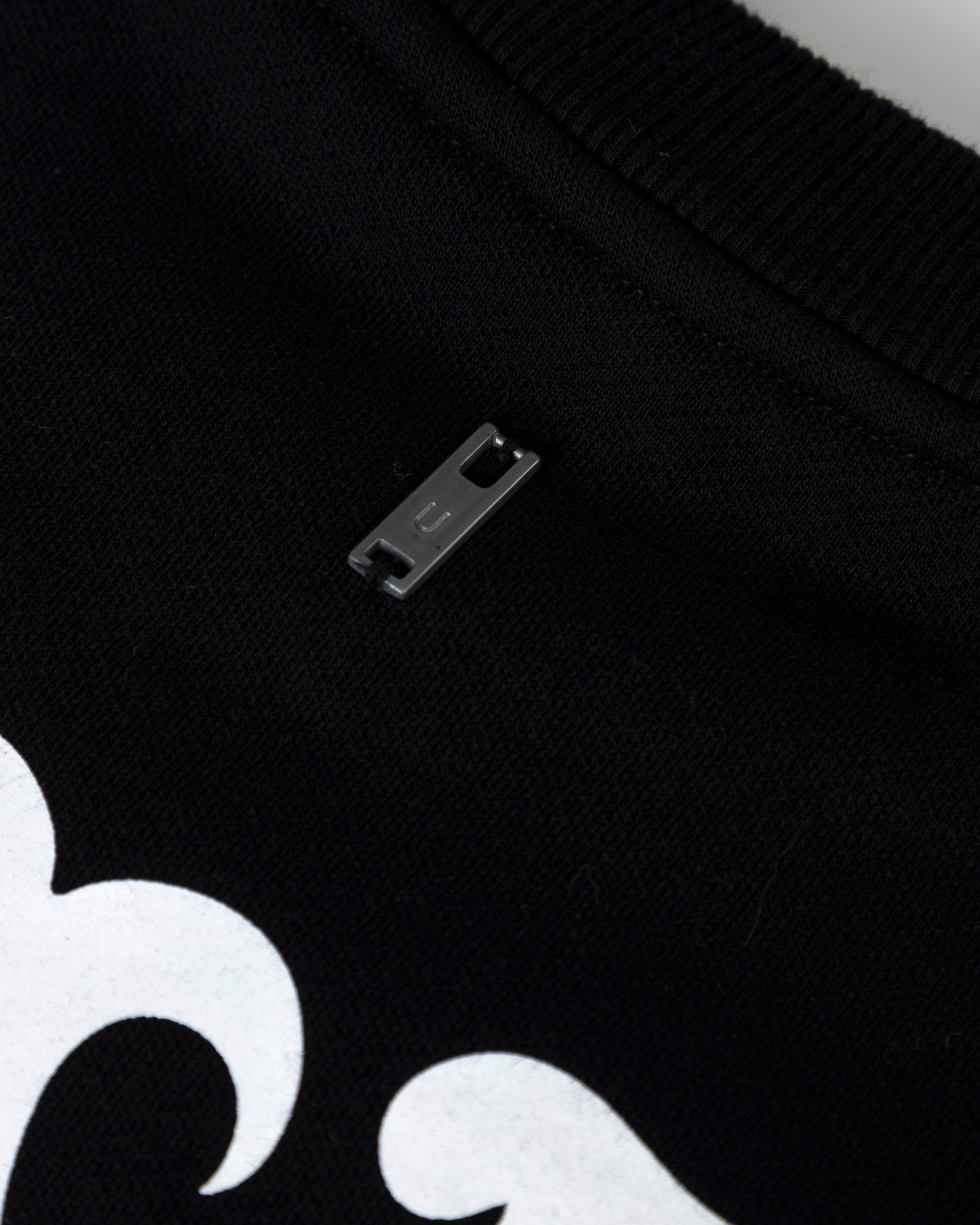 Line UG Monogram Boxy Fit Crewneck Black