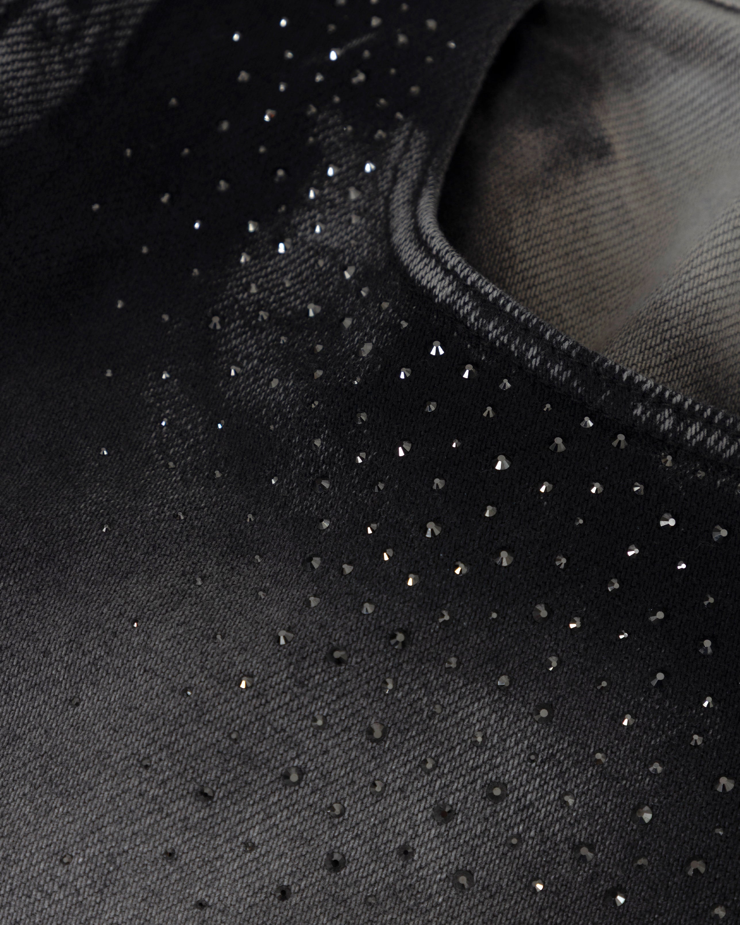 94' UNDRGLD Double Destroyed Jorts Vintage Gray