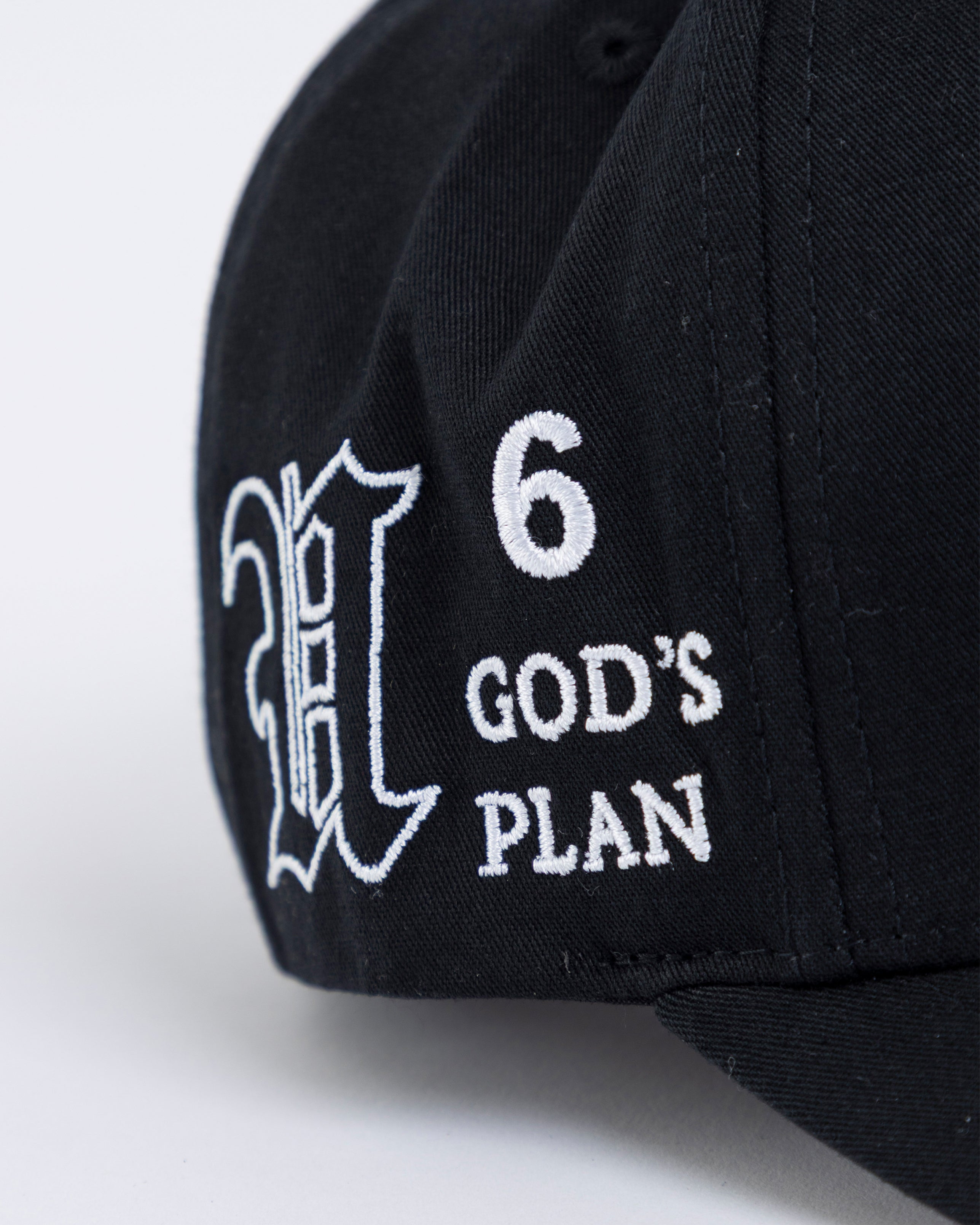 Gorra/Cap Basics God's Plan High Crown Black