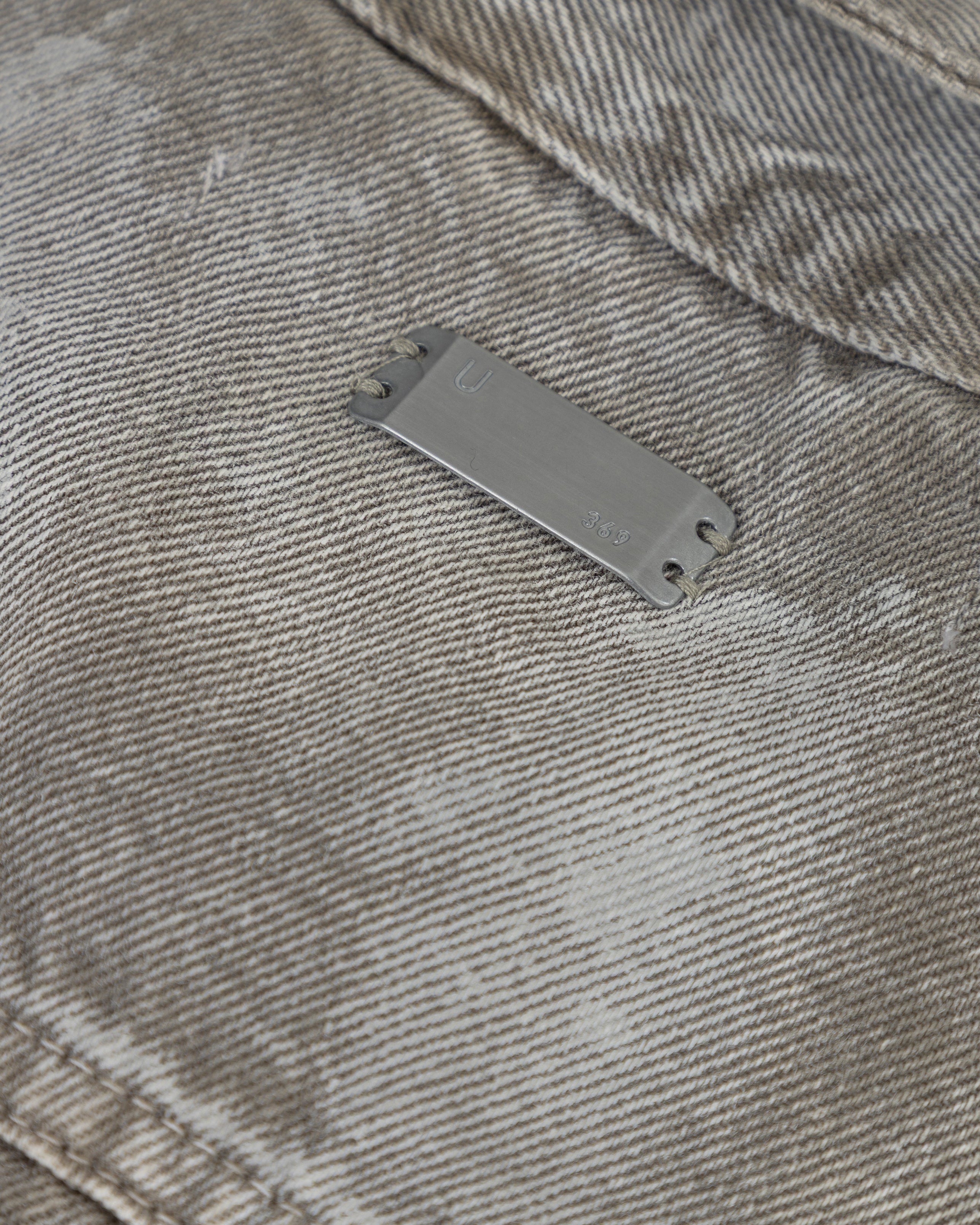 W 94' Worn Logo Jacket Smoke Gray