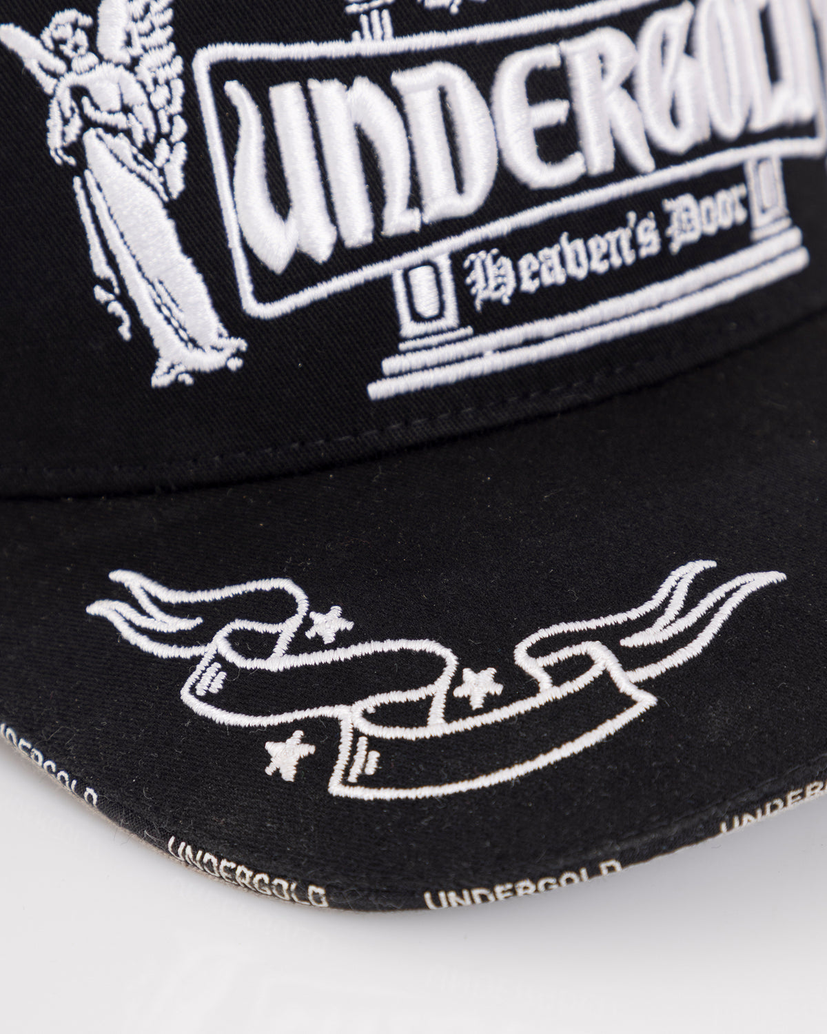 Basics Heaven's Door High Crown Cap Black