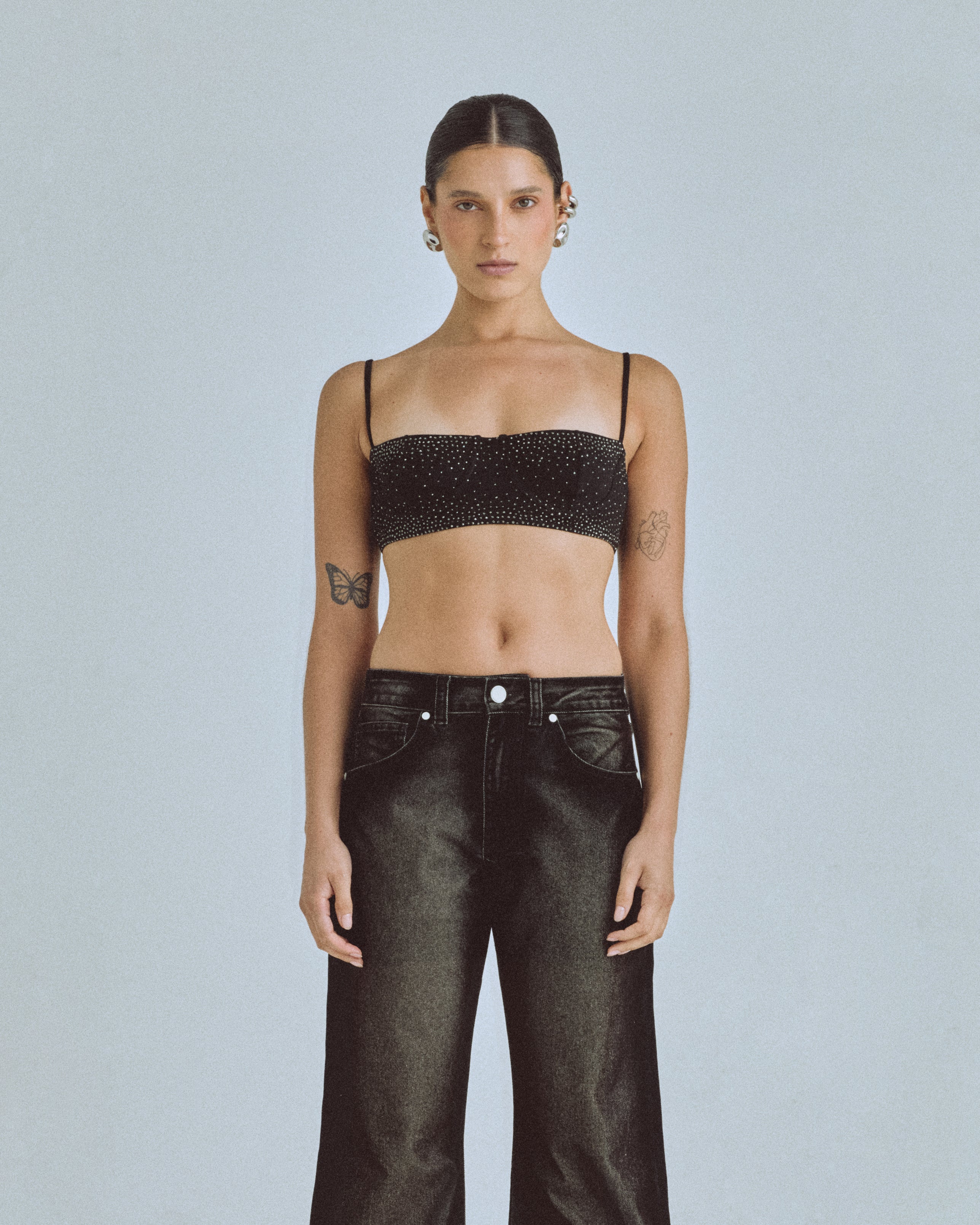 Santa Union Balconette Top Black