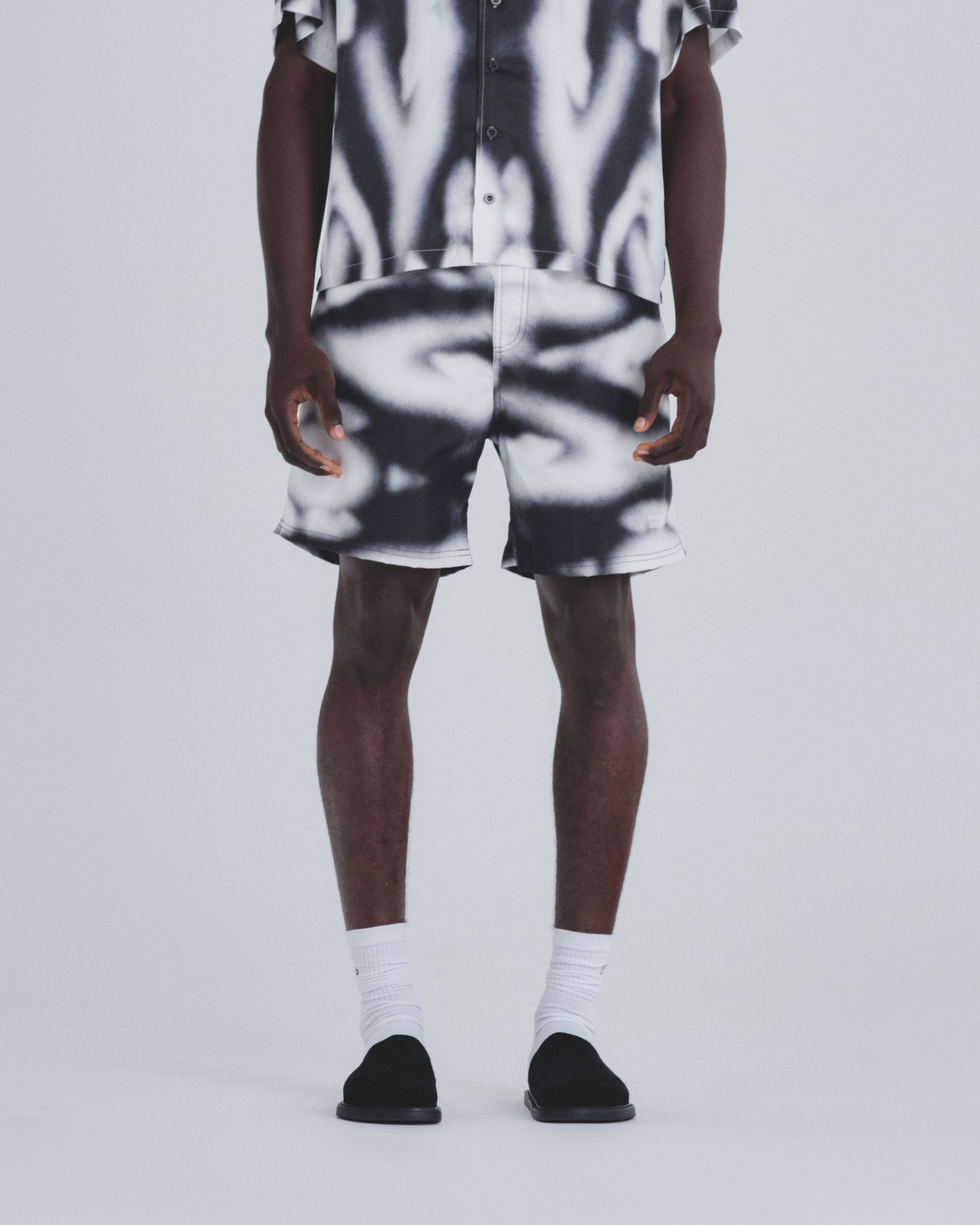 Basics Undergold Studio Swimwear Shorts Blur Pattern