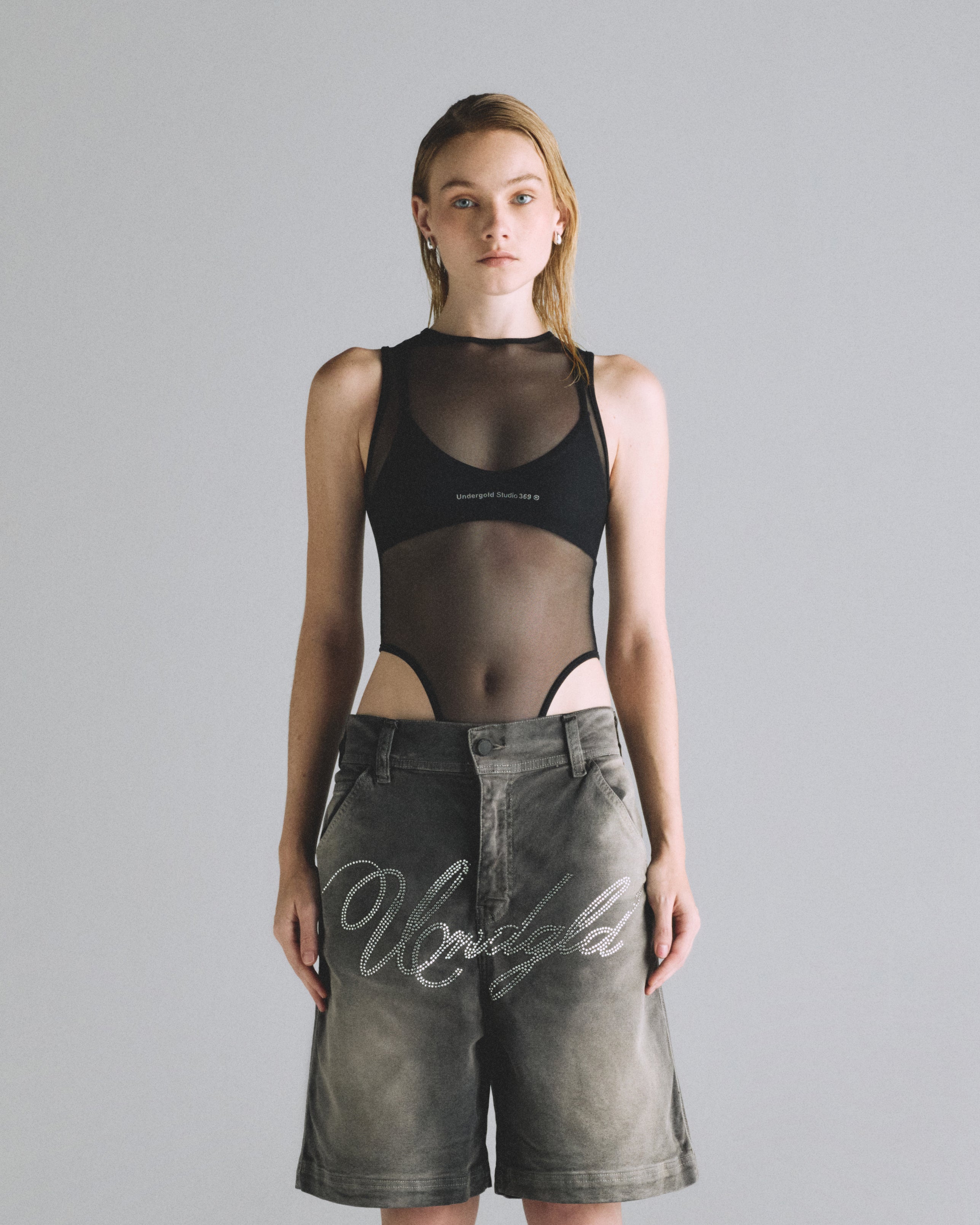 Basics Undergold Studio Mesh Body Black