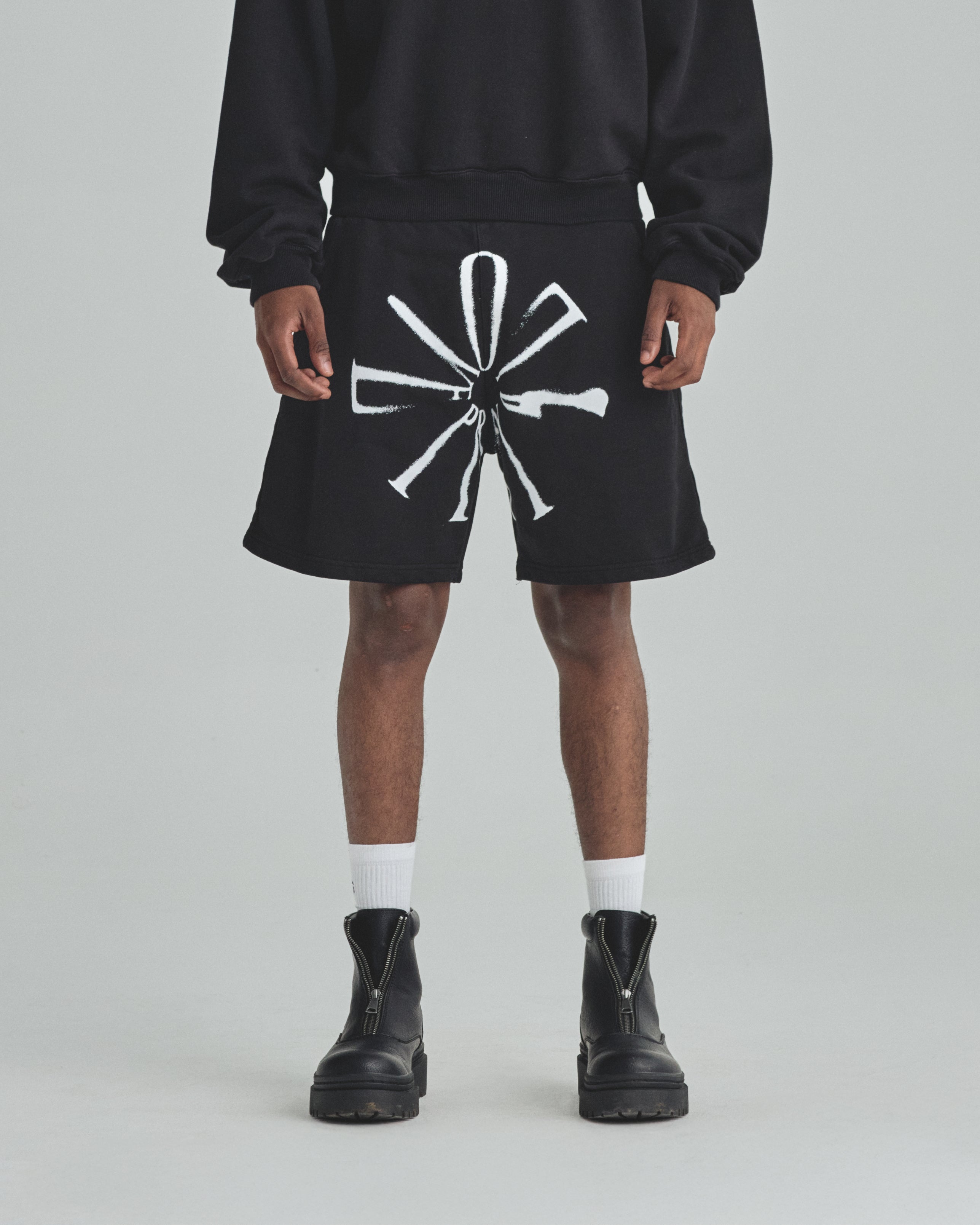 Spring Pray 4 Love Biased Shorts Black