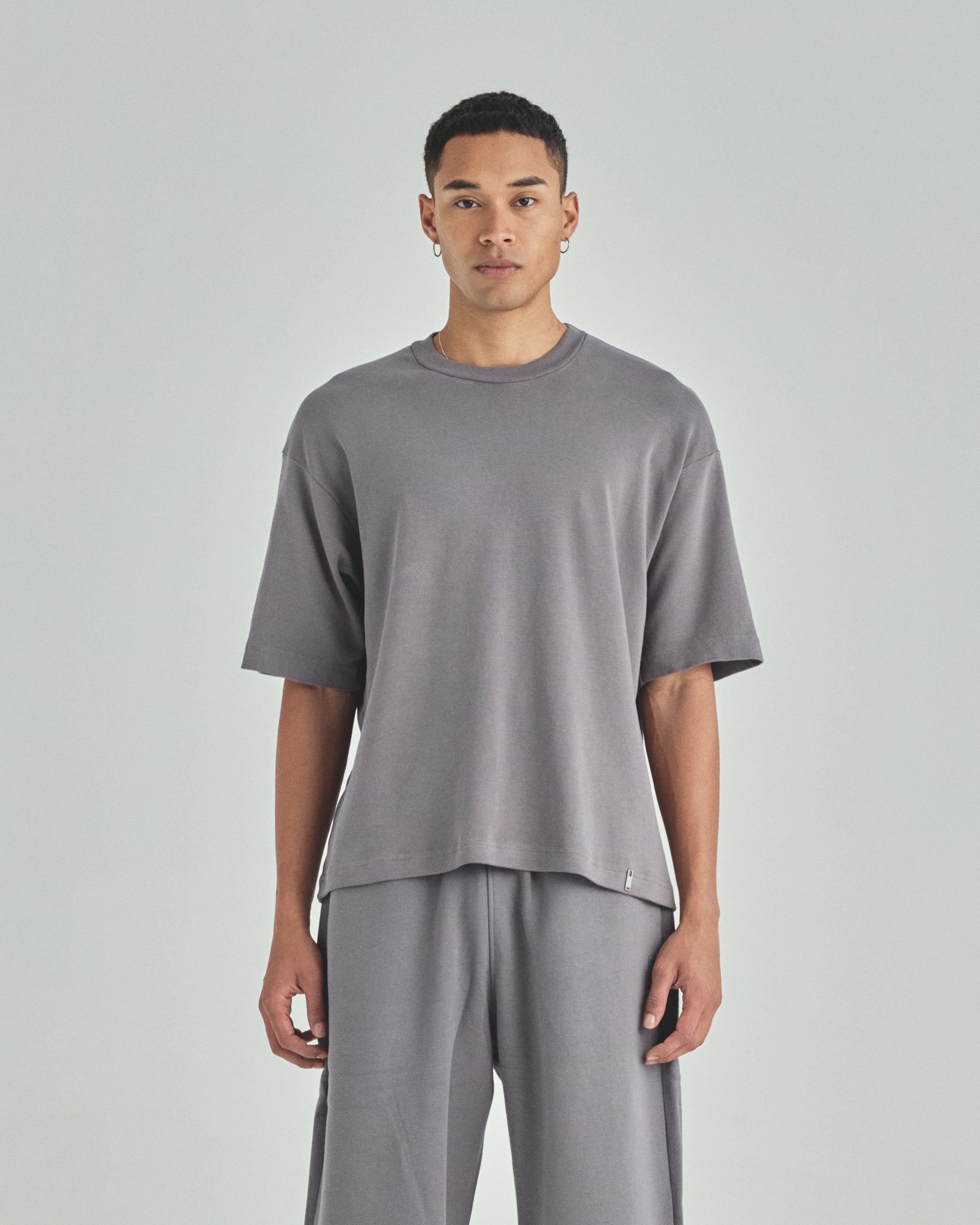 Blanks Boxy Fit Tshirt Gray