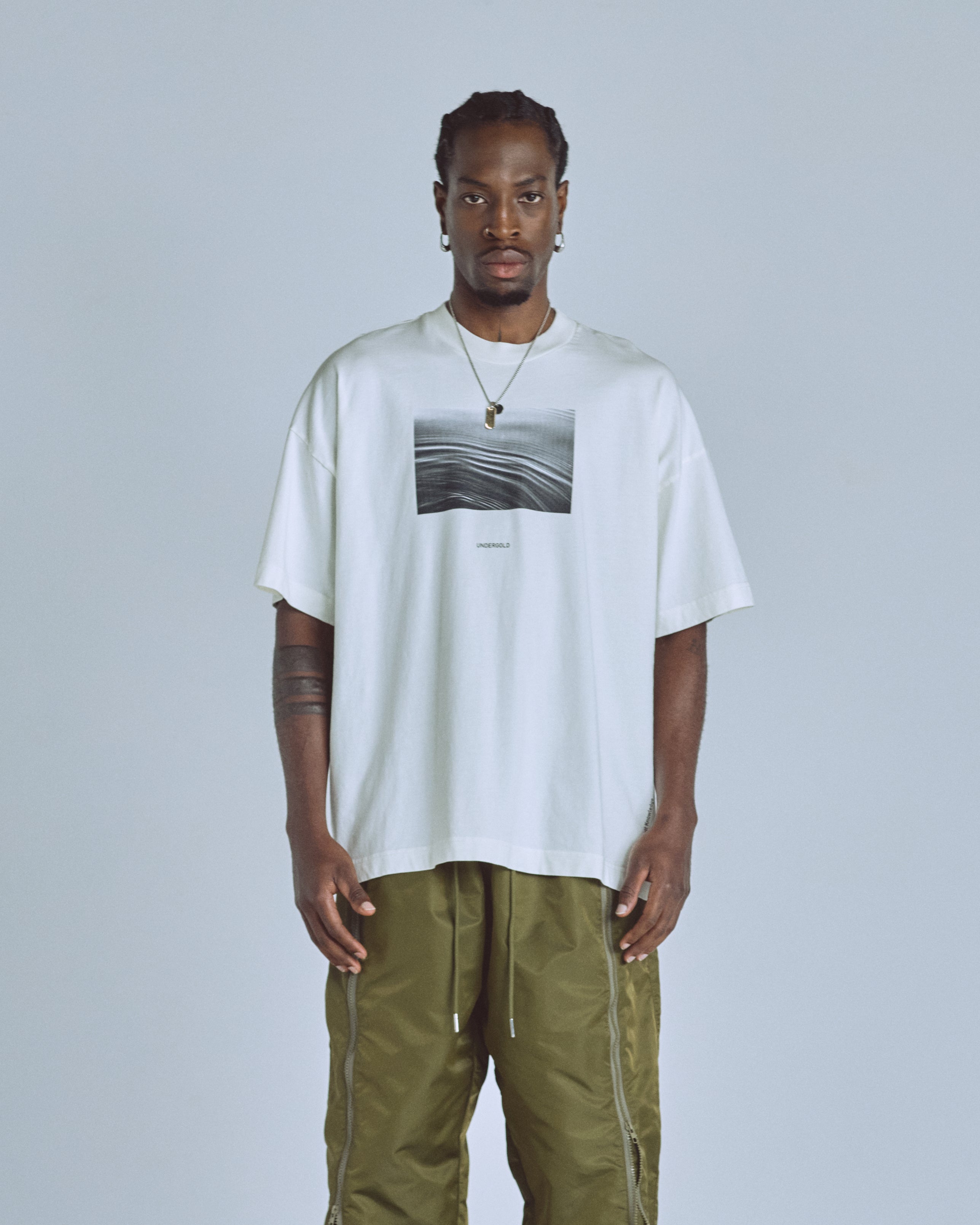 Golden Heritage Drop Tshirt White