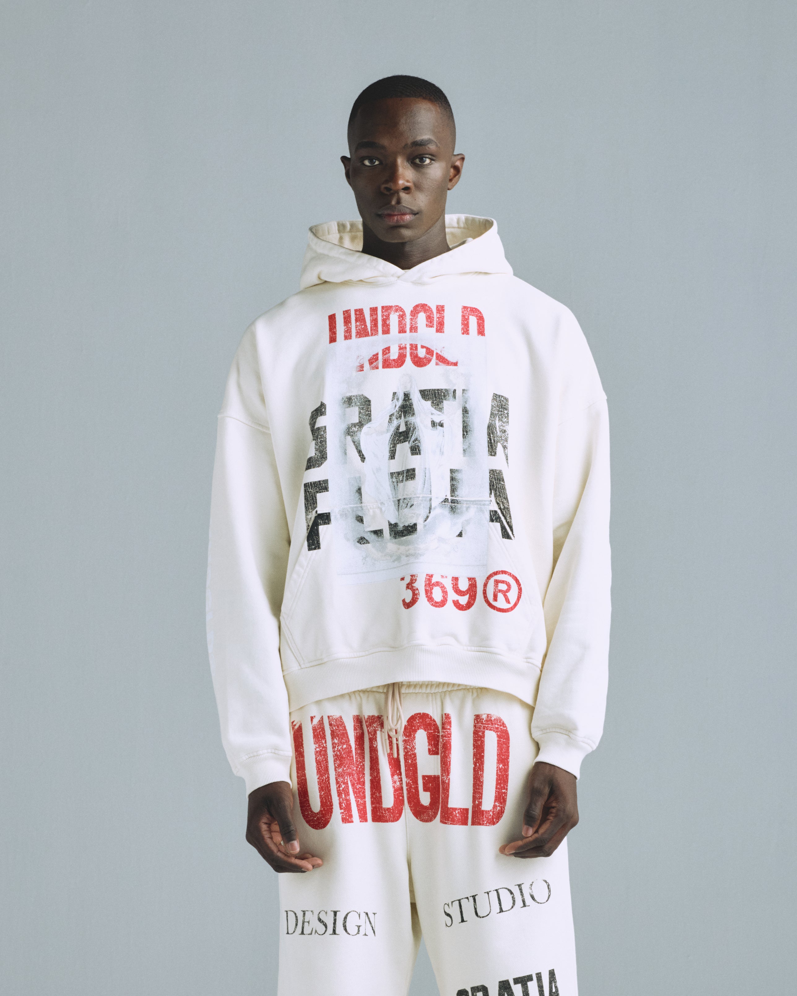 Gratia Plena Mary Hoodie Cream