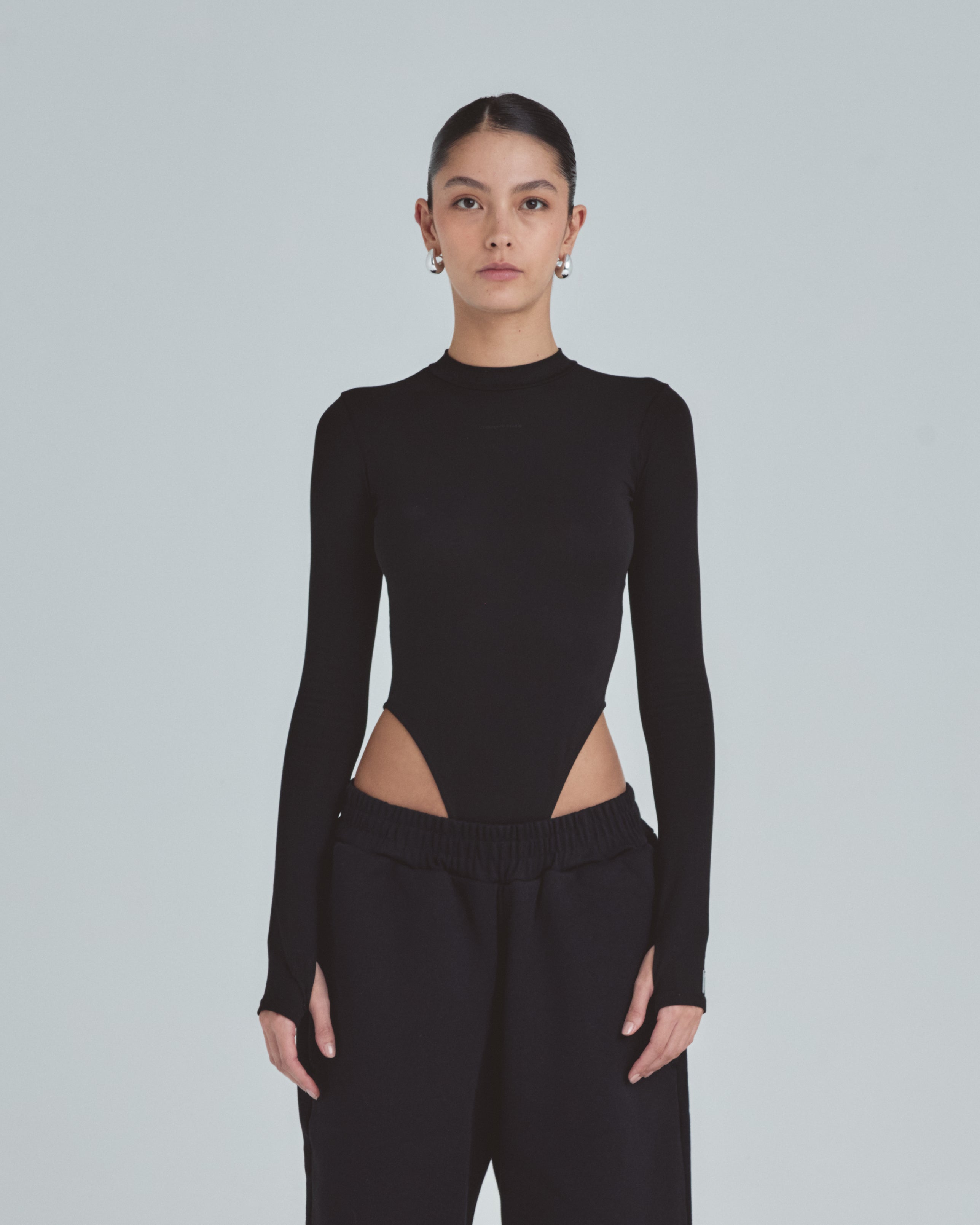 Line Undergold Studio Turtleneck Bodysuit Black