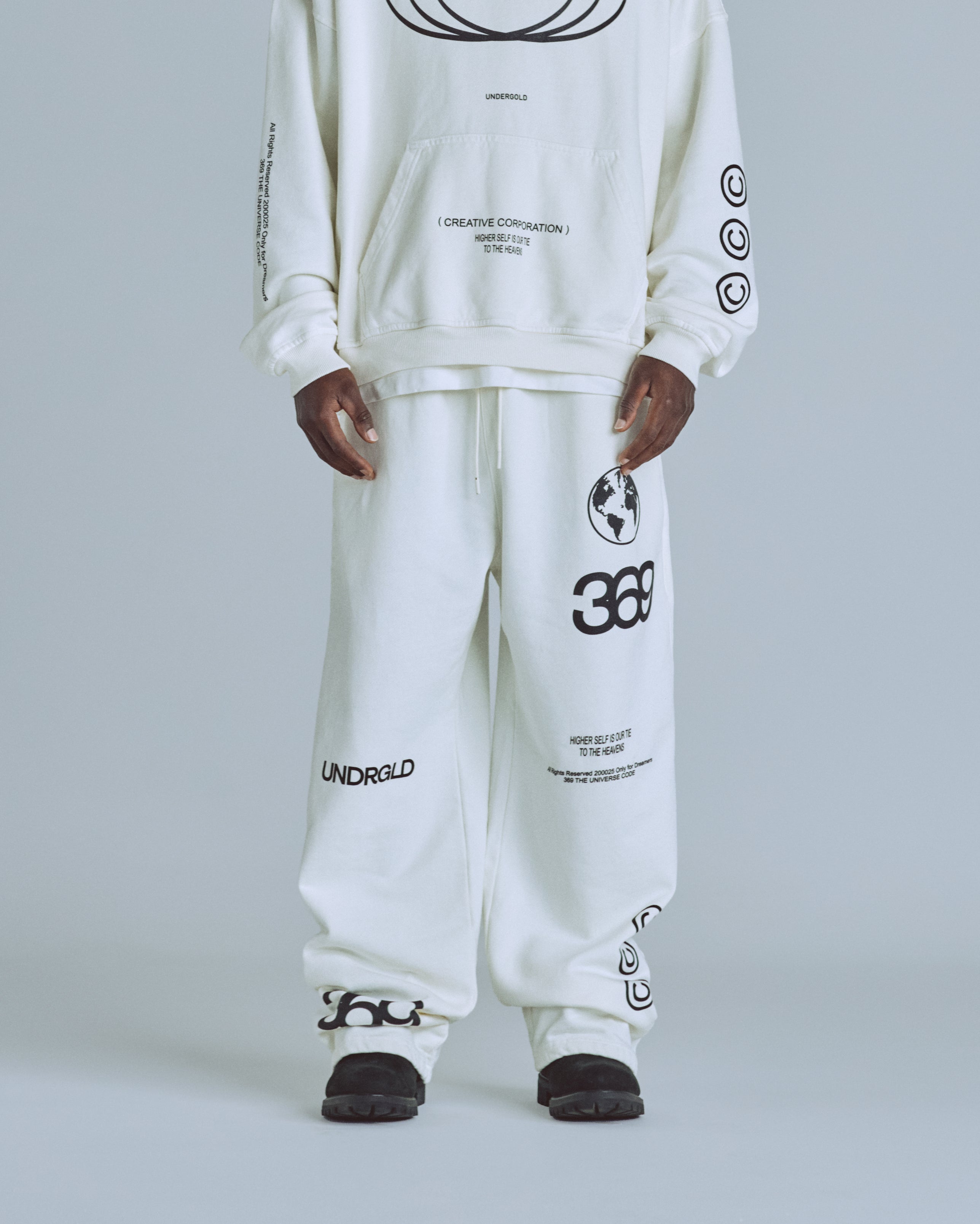 Golden Heritage Basic Straight Pants White